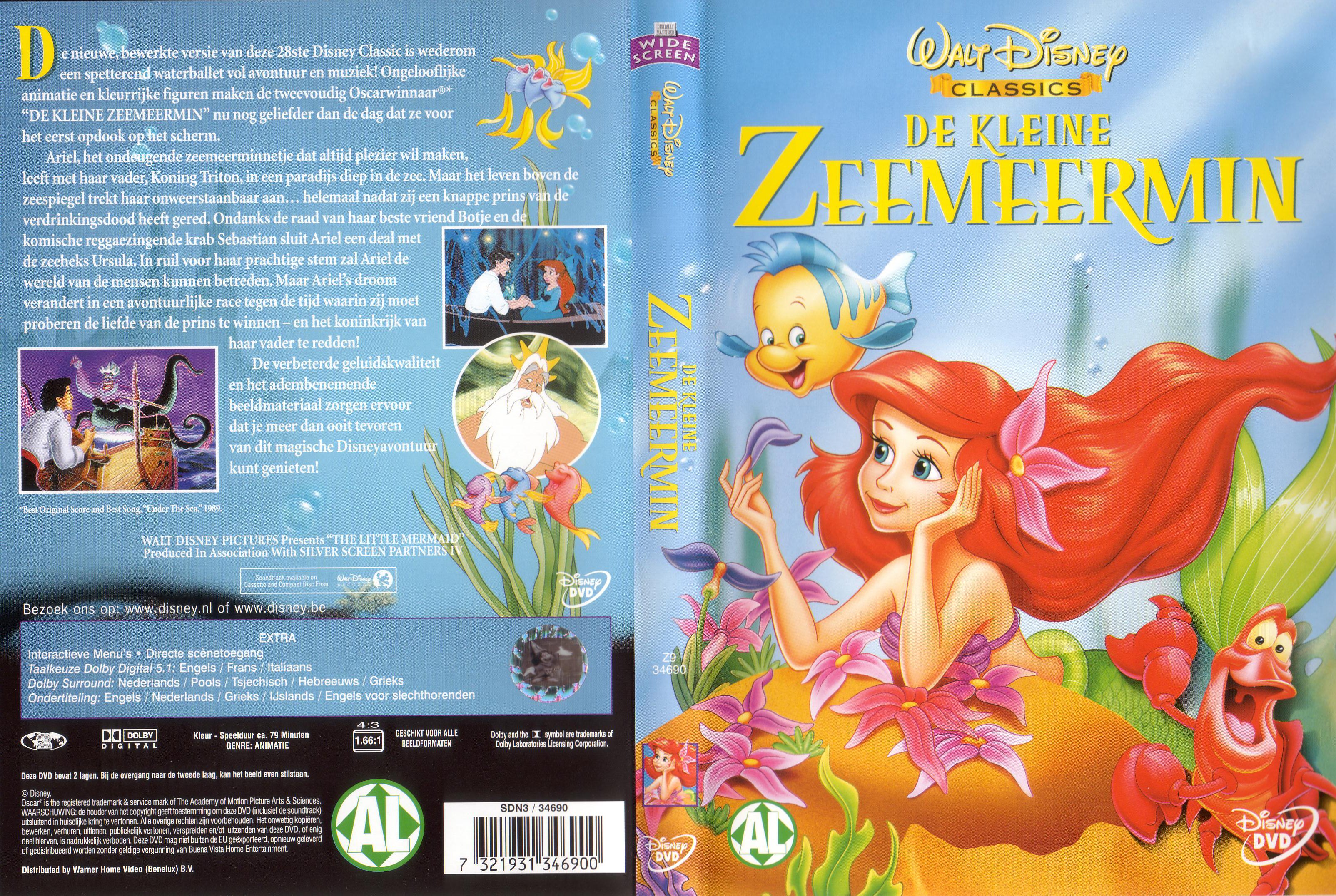 Disney De Kleine Zeemeermin - Cover