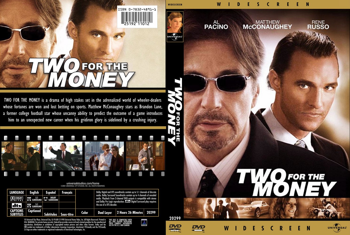 Two For The Money-front