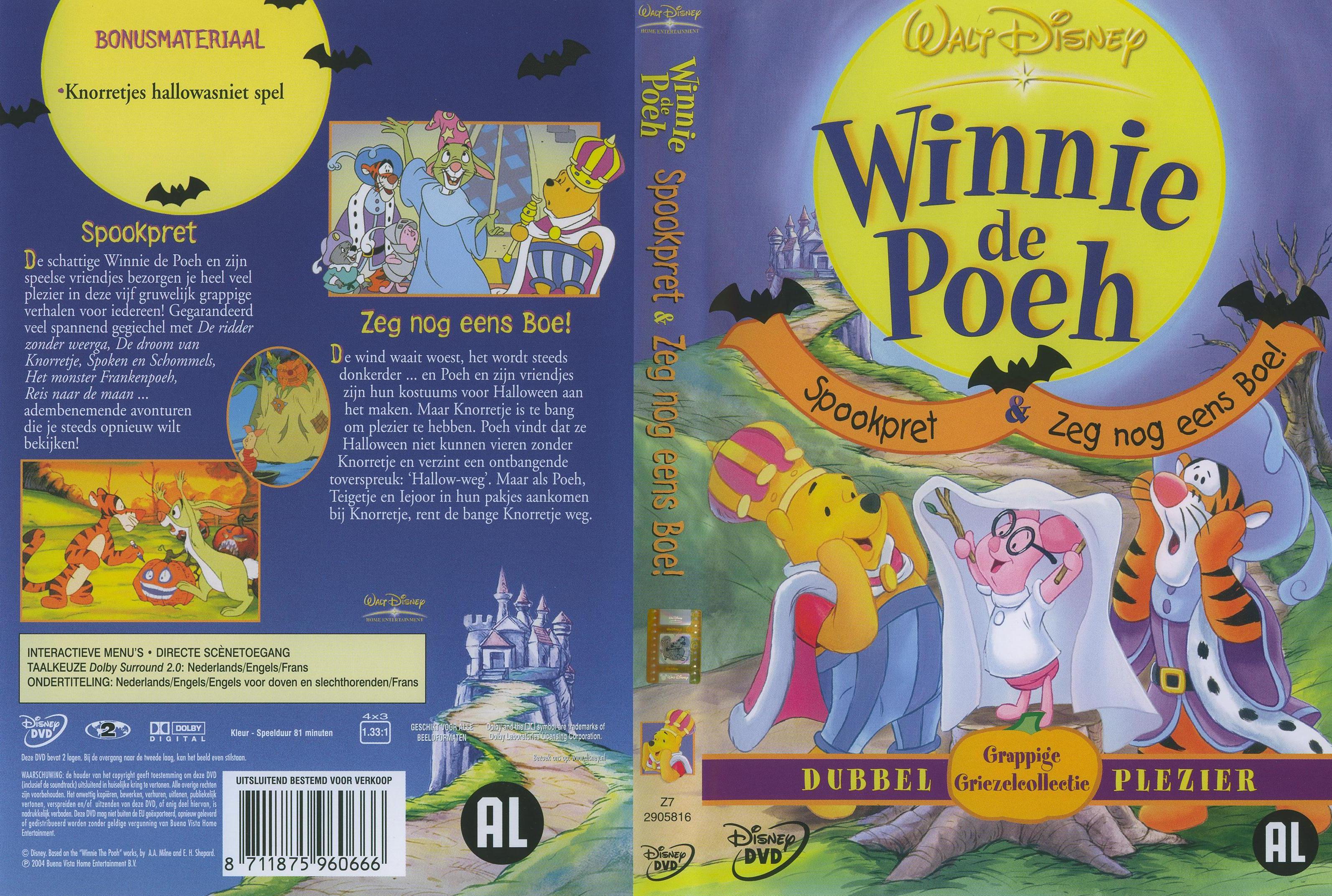 Disney Winnie de Poeh - Spookprek & Zeg nog eens Boe! - Cover
