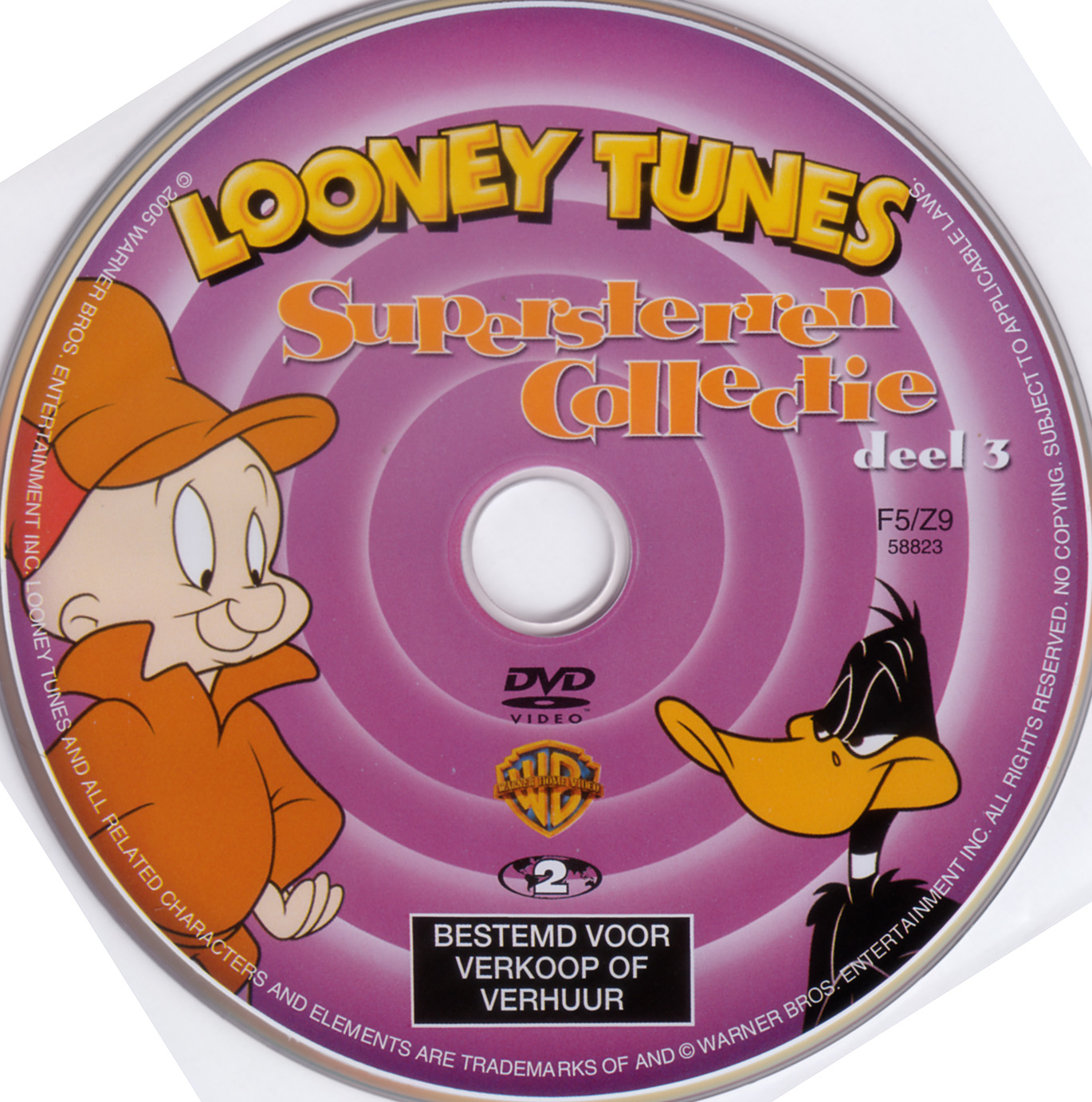 looney tunes nl label dvd 3 163