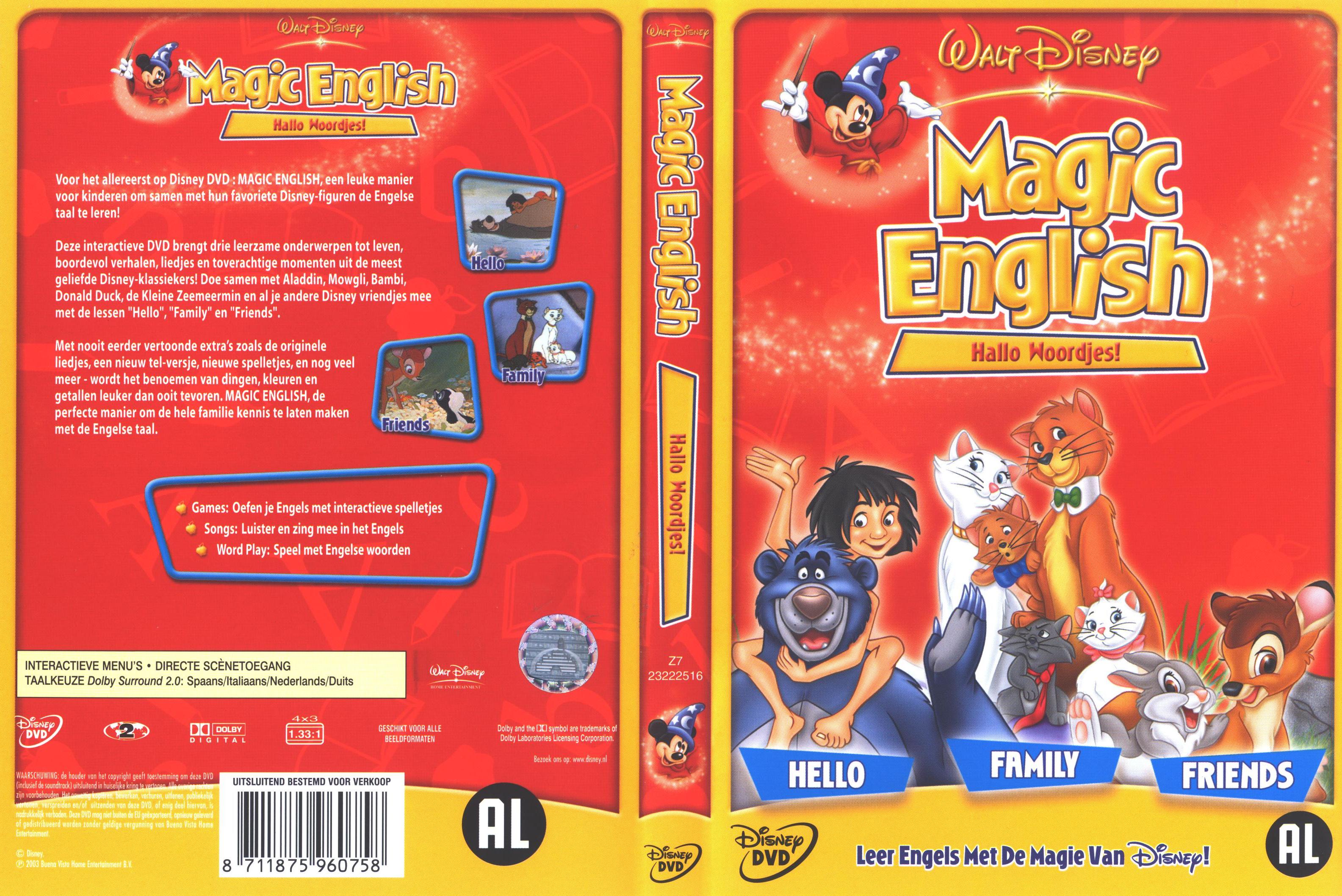 Disney Magisch Engels - Hallo Woordjes  - Cover