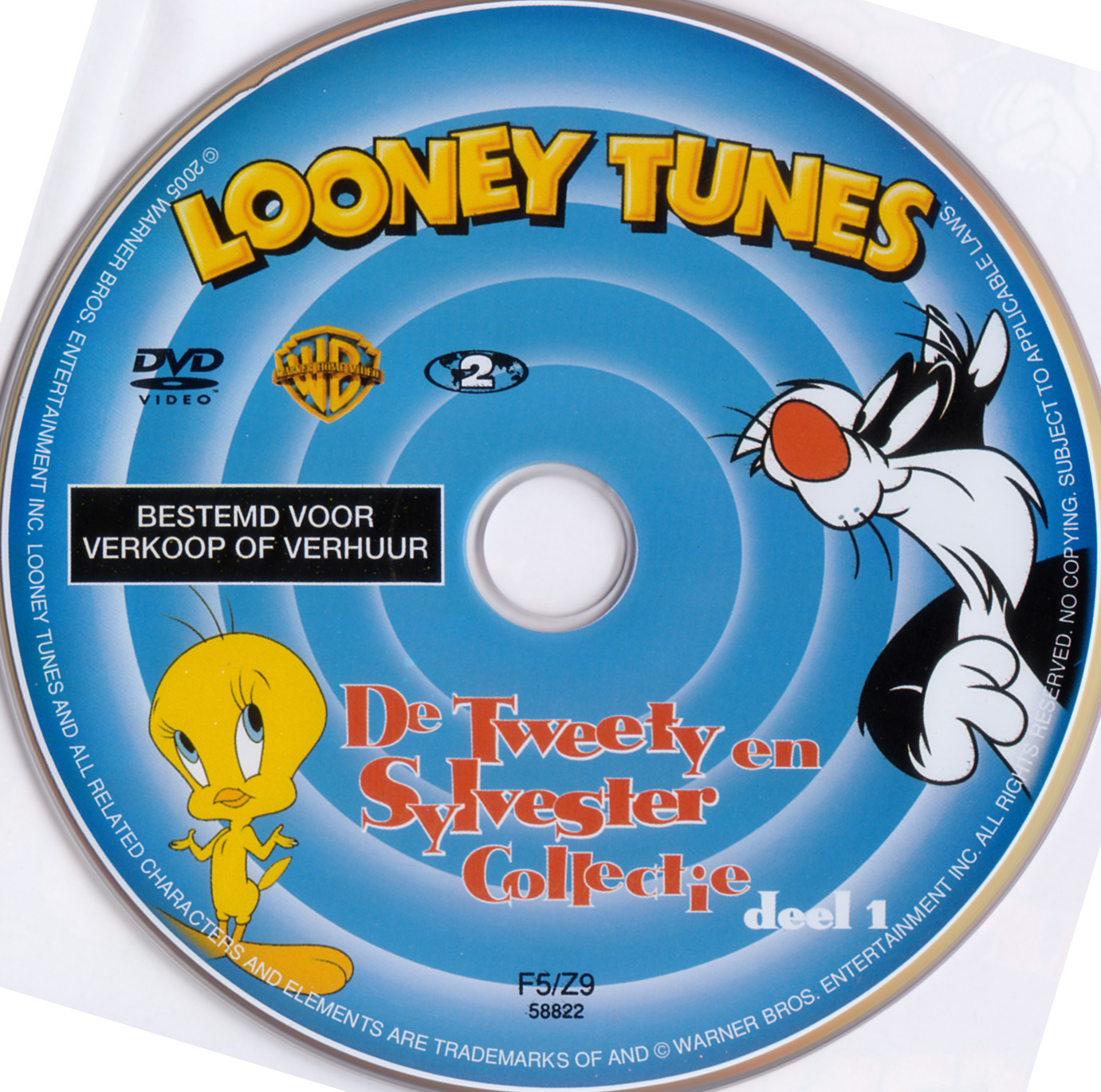 looney tunes nl dvd 1 label