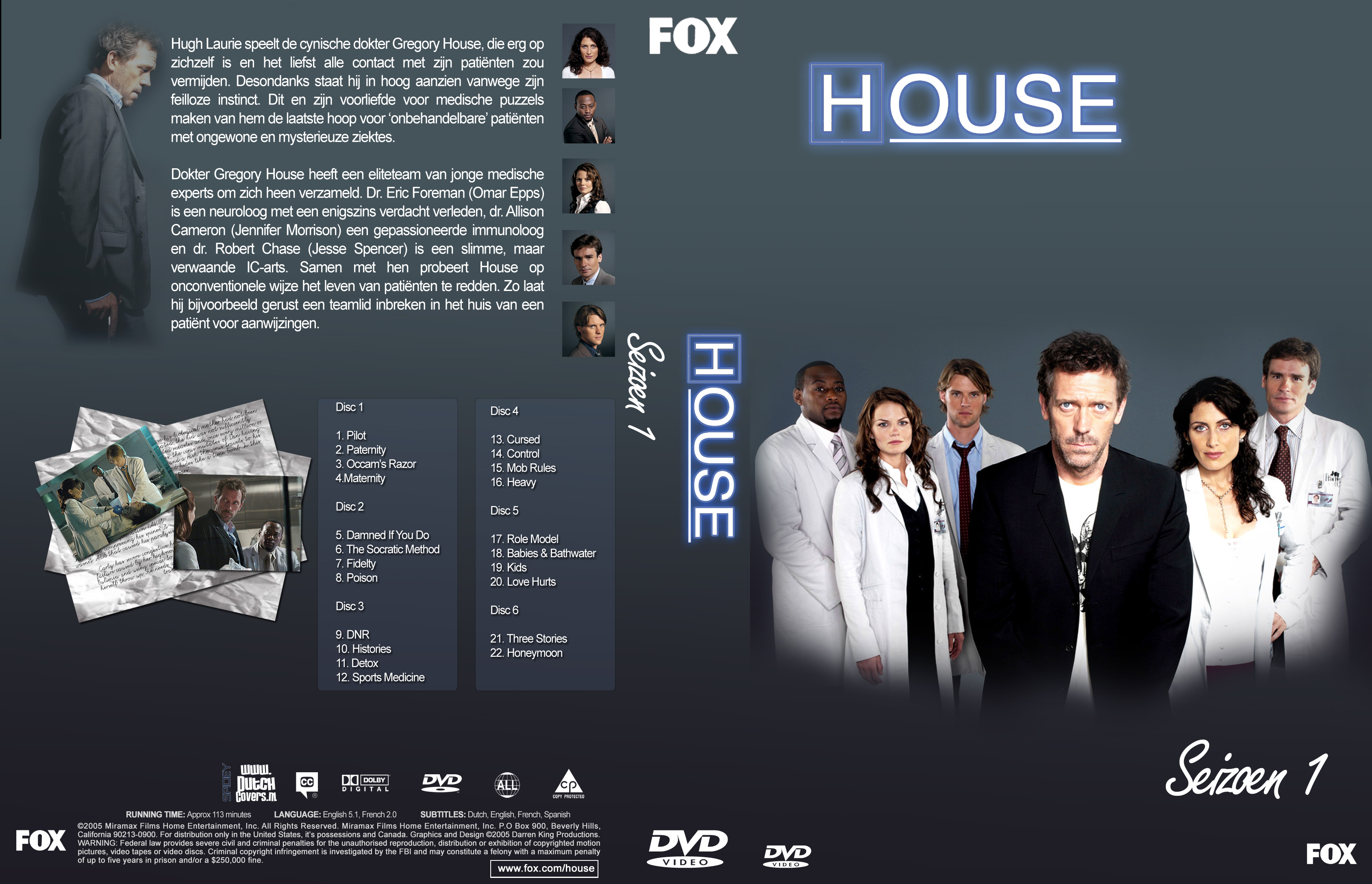 House MD Seizoen 1 26mm Boxset