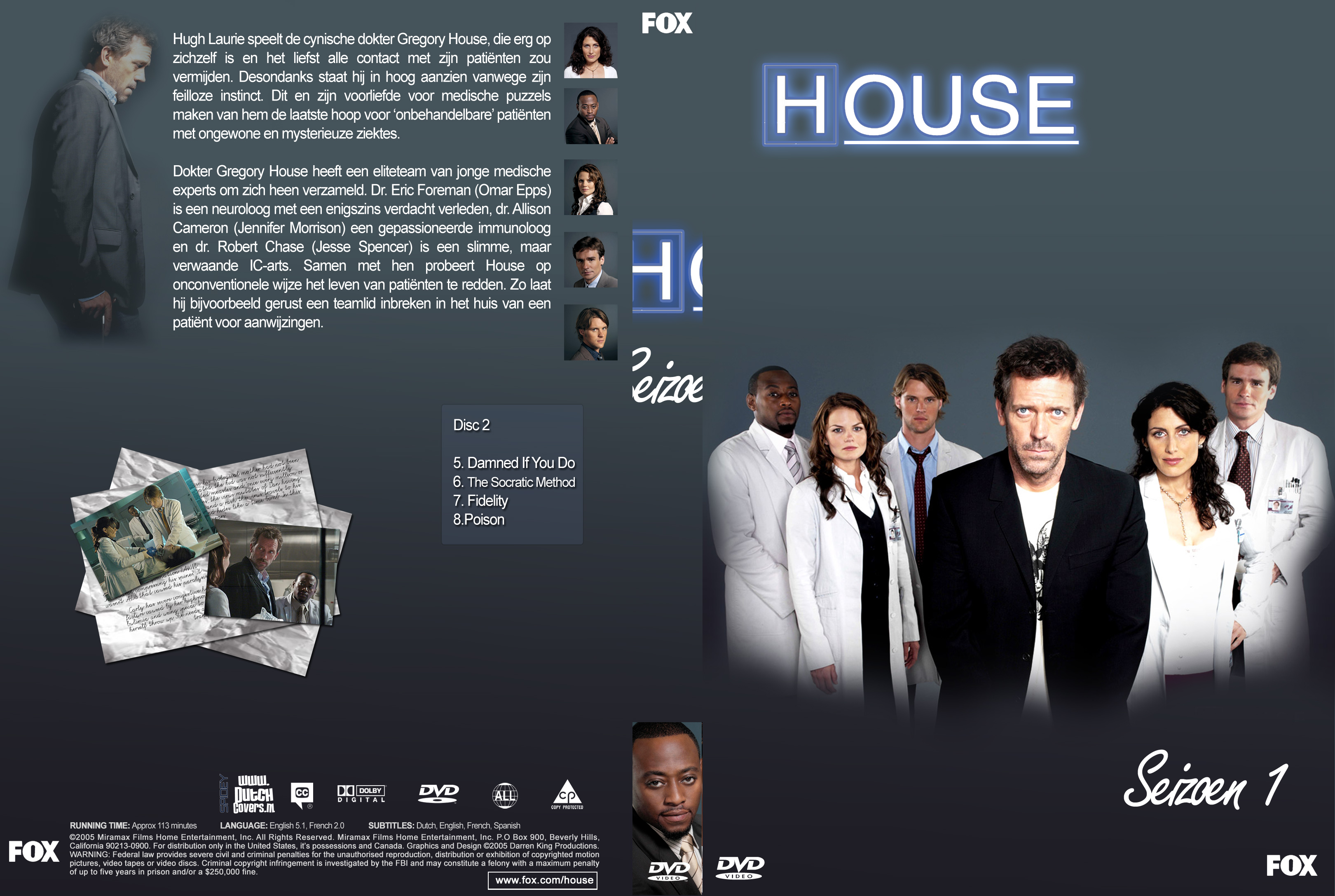 House MD Seizoen 1 DVD 2
