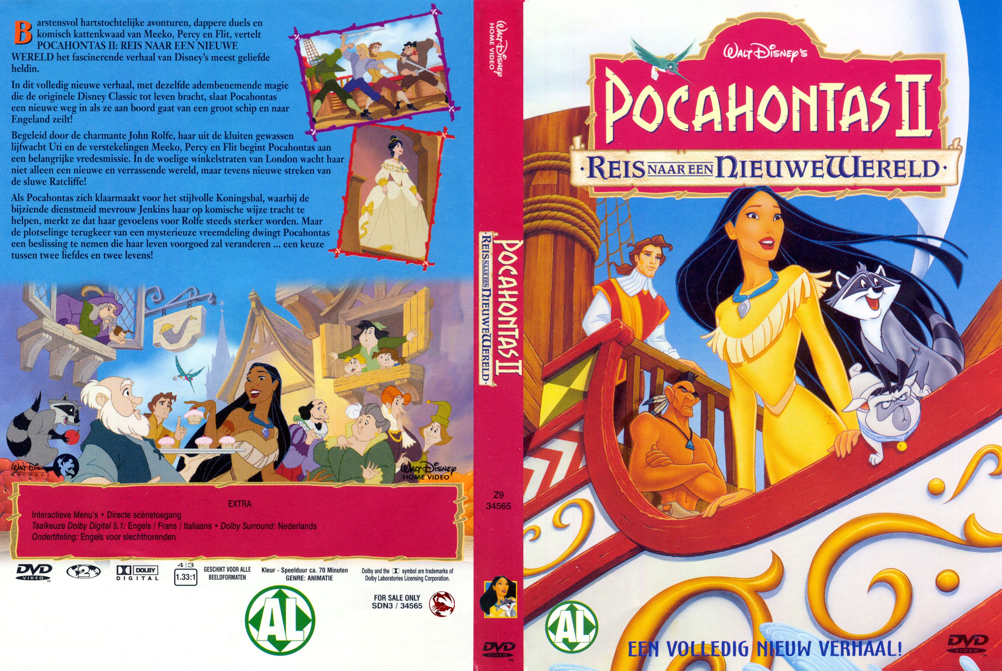 Disney Pocahontas 2 - Cover