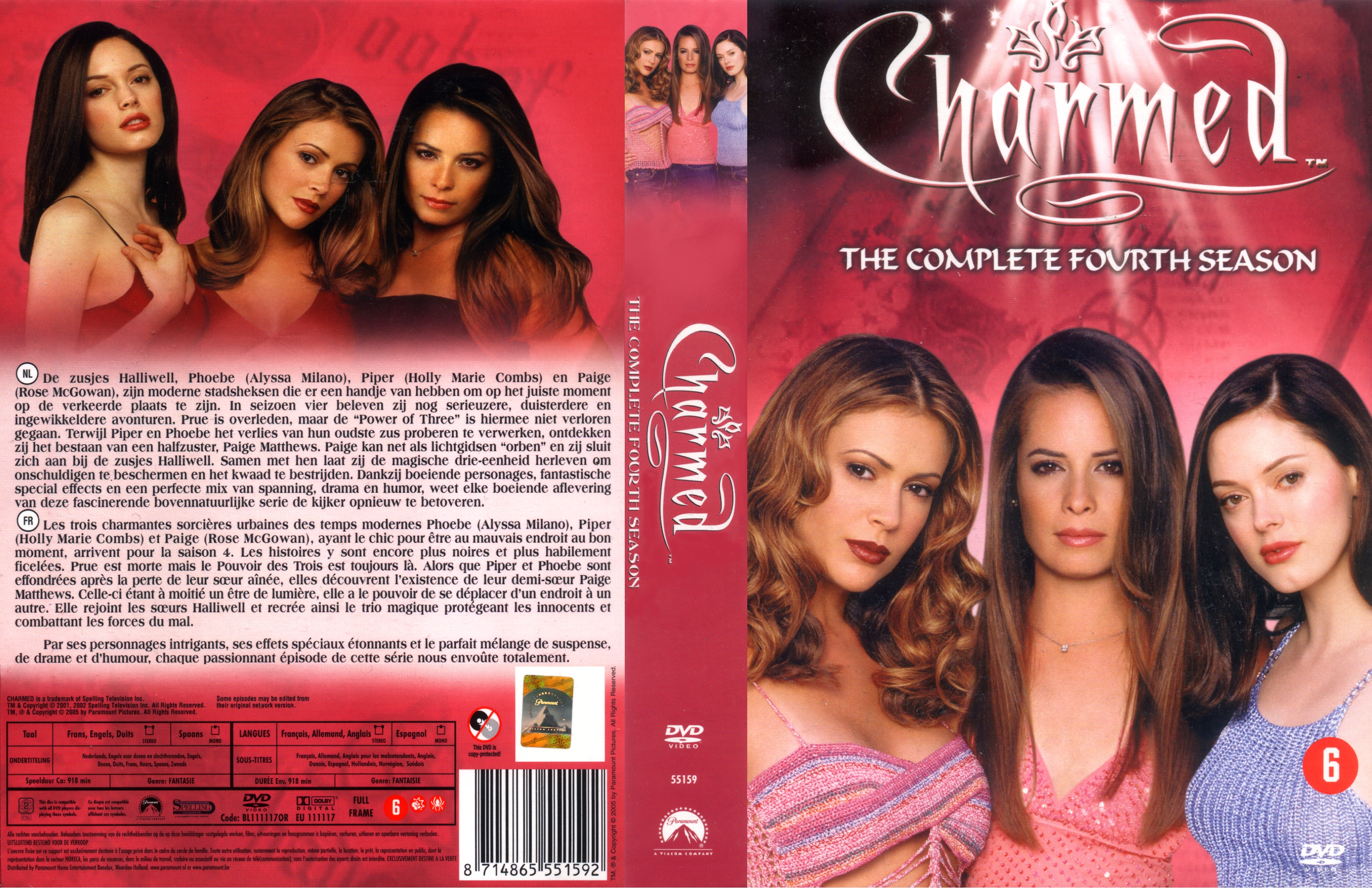 Charmed Sseizoen 4 DVD BOX