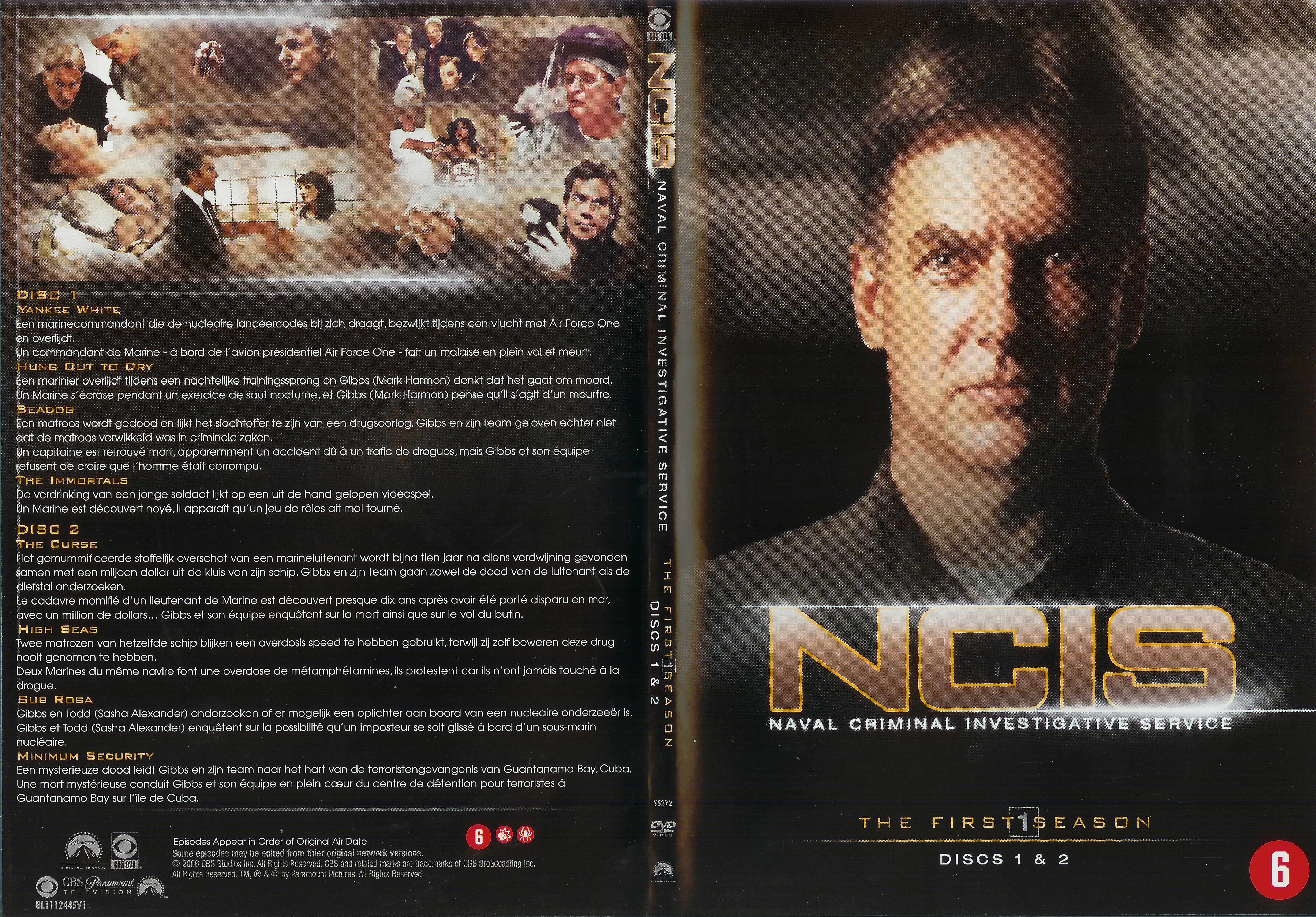 NCIS Cover disc 1 & 2
