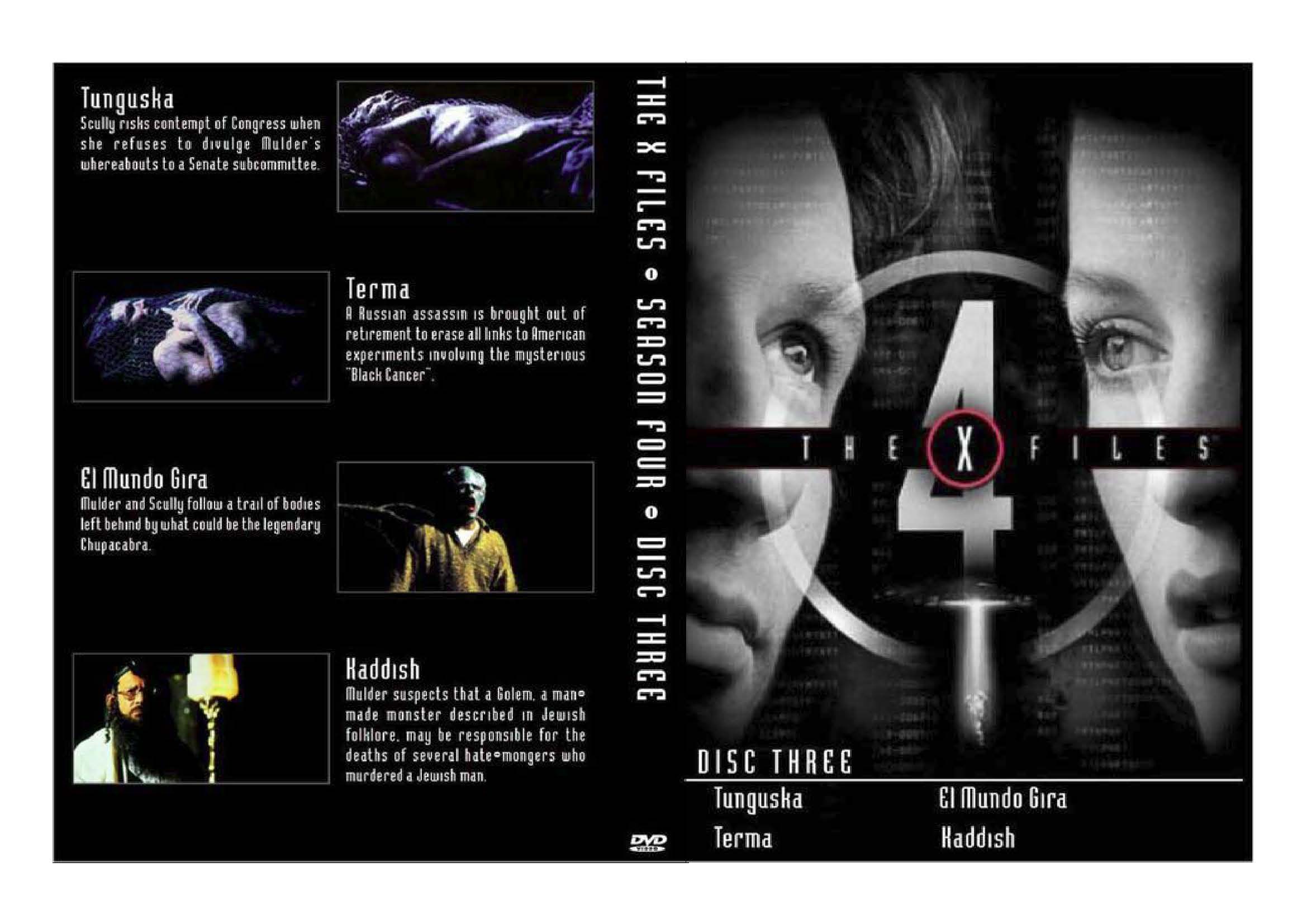 X-Files Season 4 DVD Covers Page 3