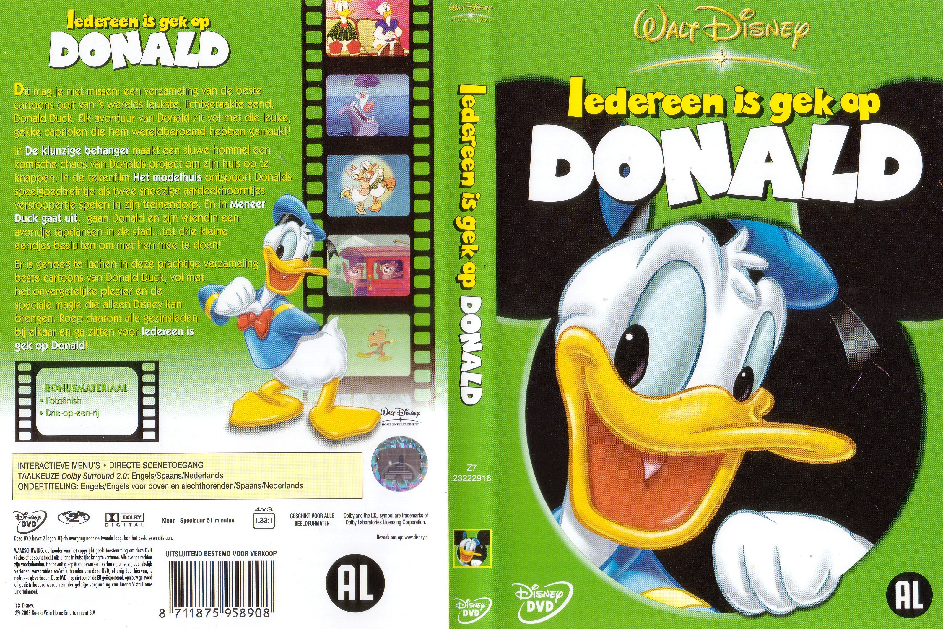 Disney Iedereen Is Gek Op Donald - Cover