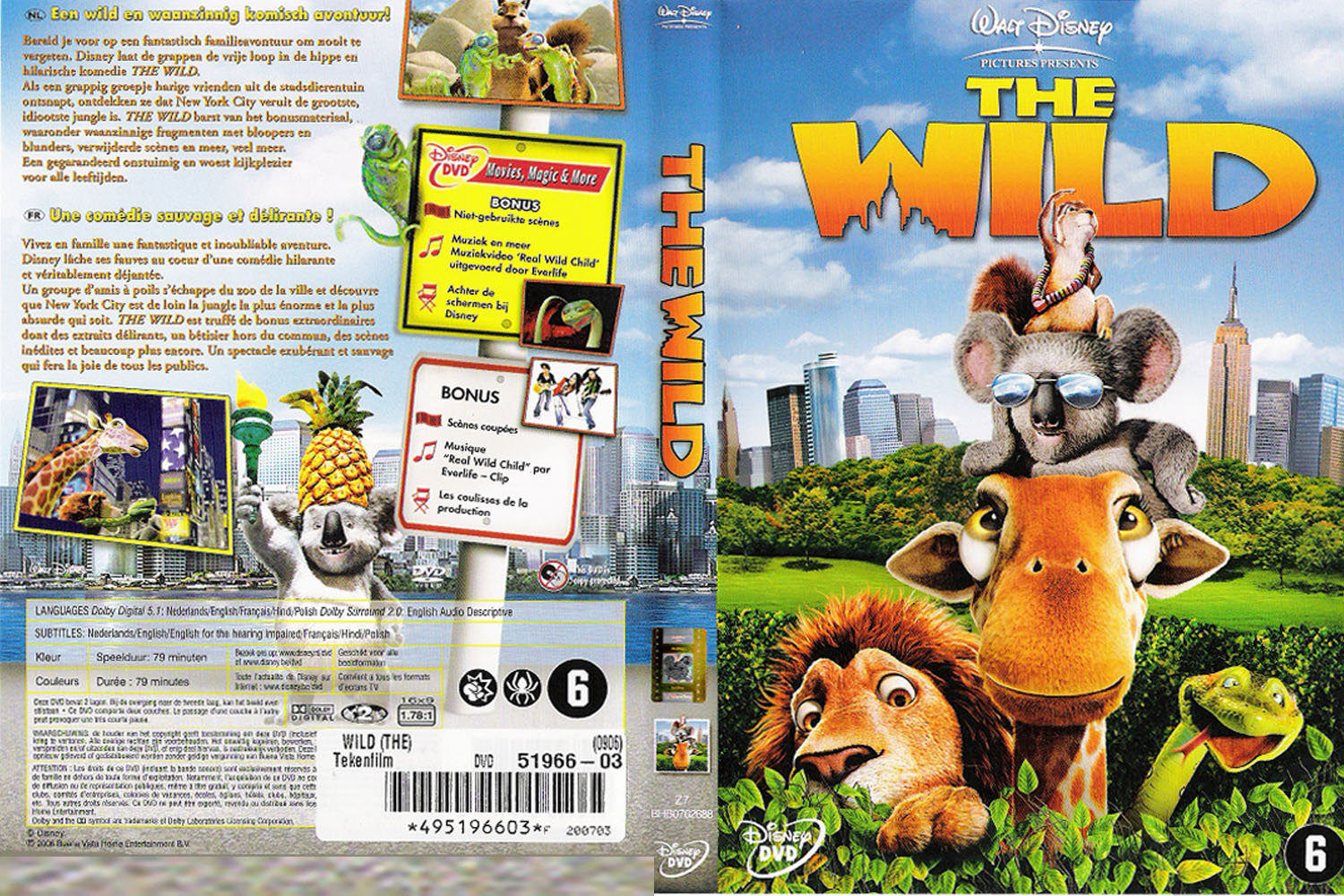 Disney The Wild - Cover