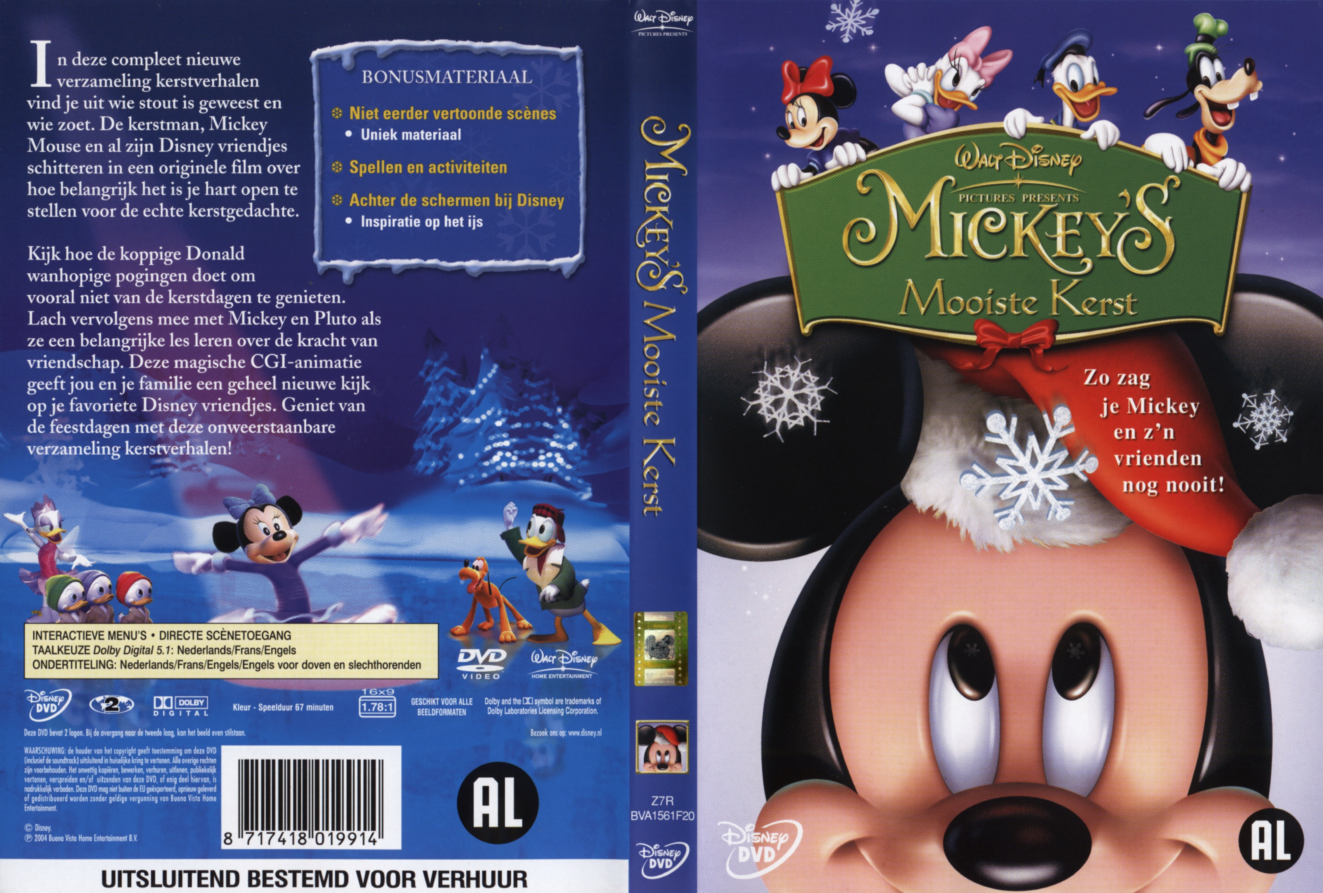 Disney Mickey's Mooiste Kerst - Cover