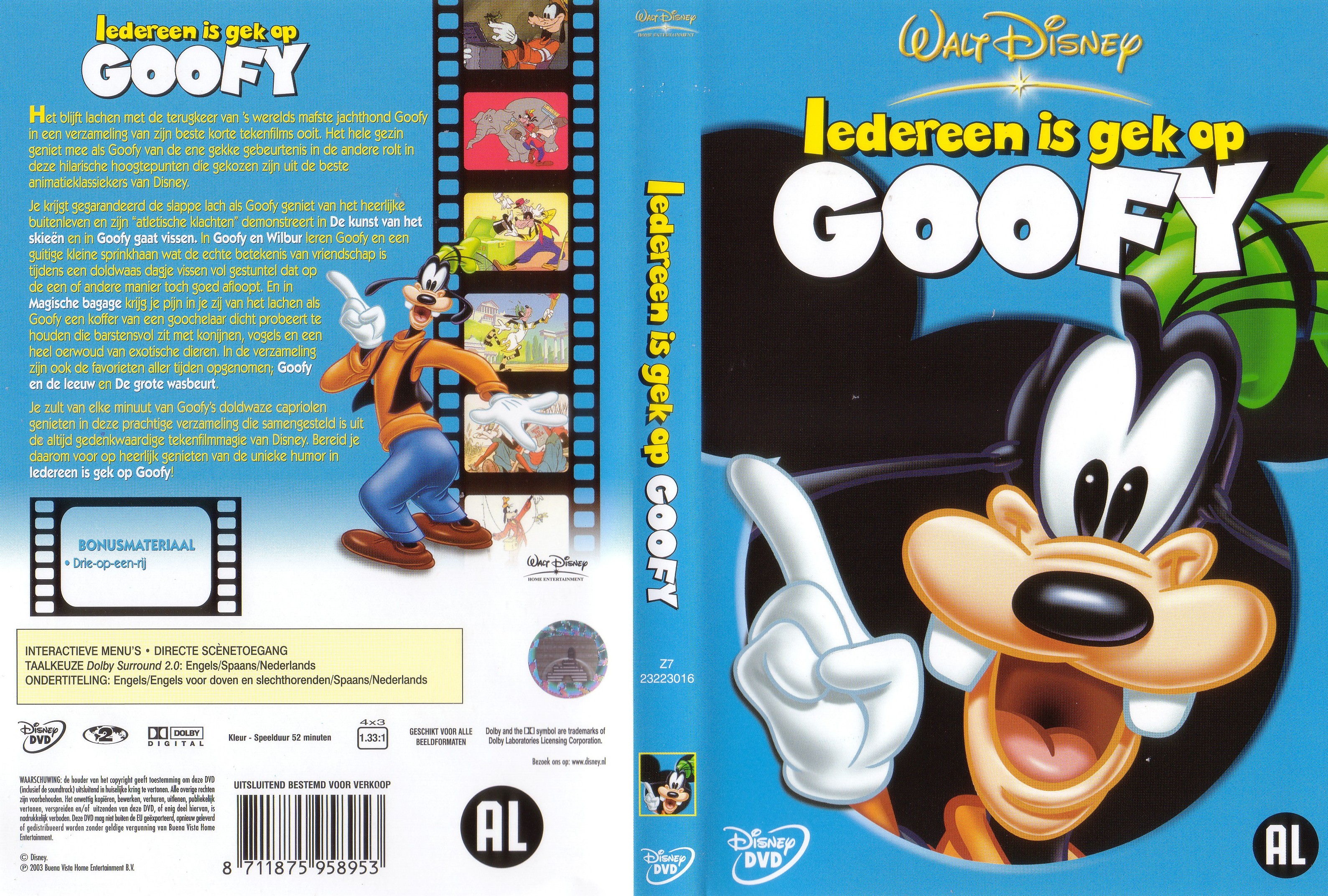 Disney Iedereen Is Gek Op Goofy - Cover
