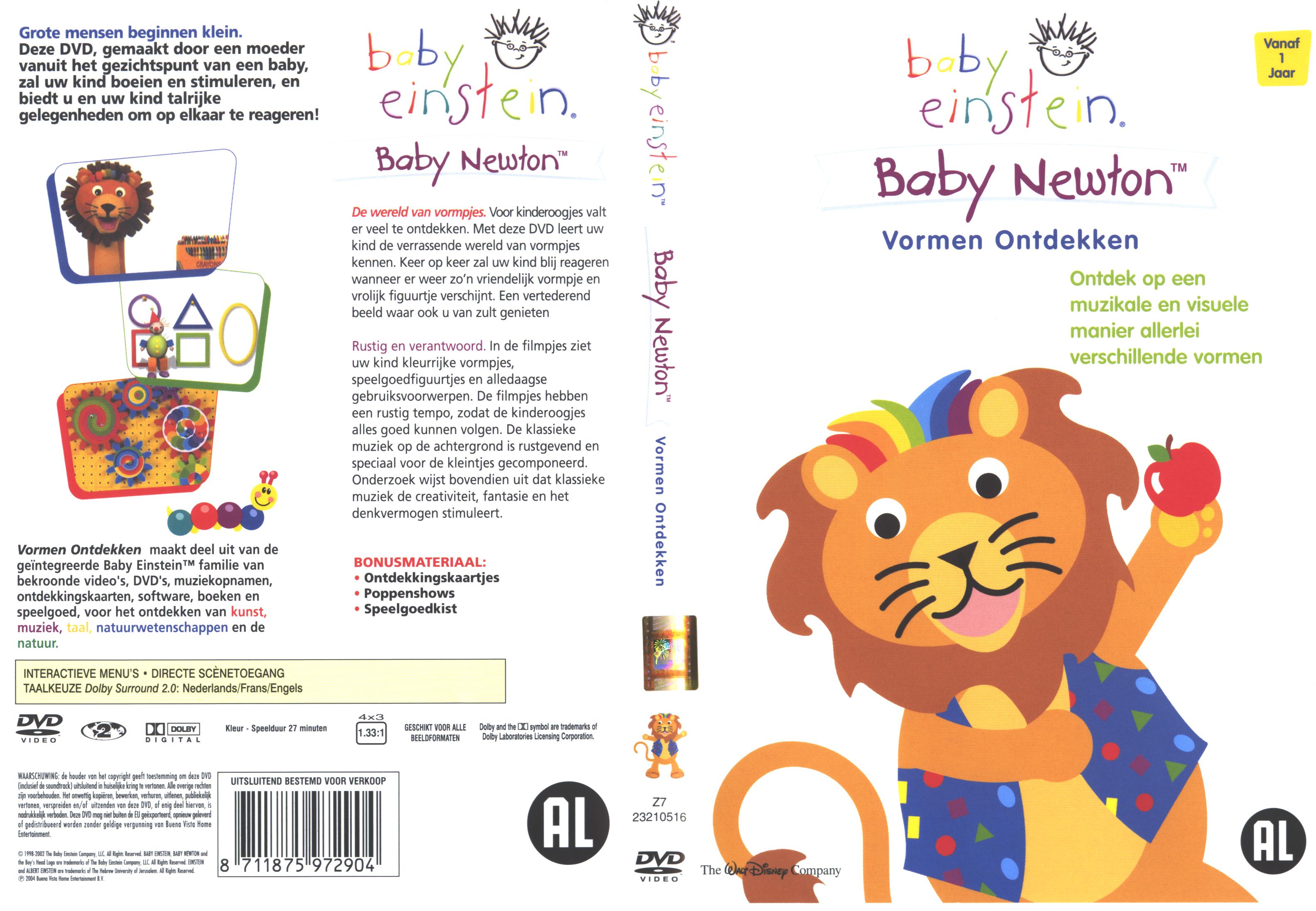 Disney Baby Einstein - Baby Newton - Vormen Ontdekken - Cover