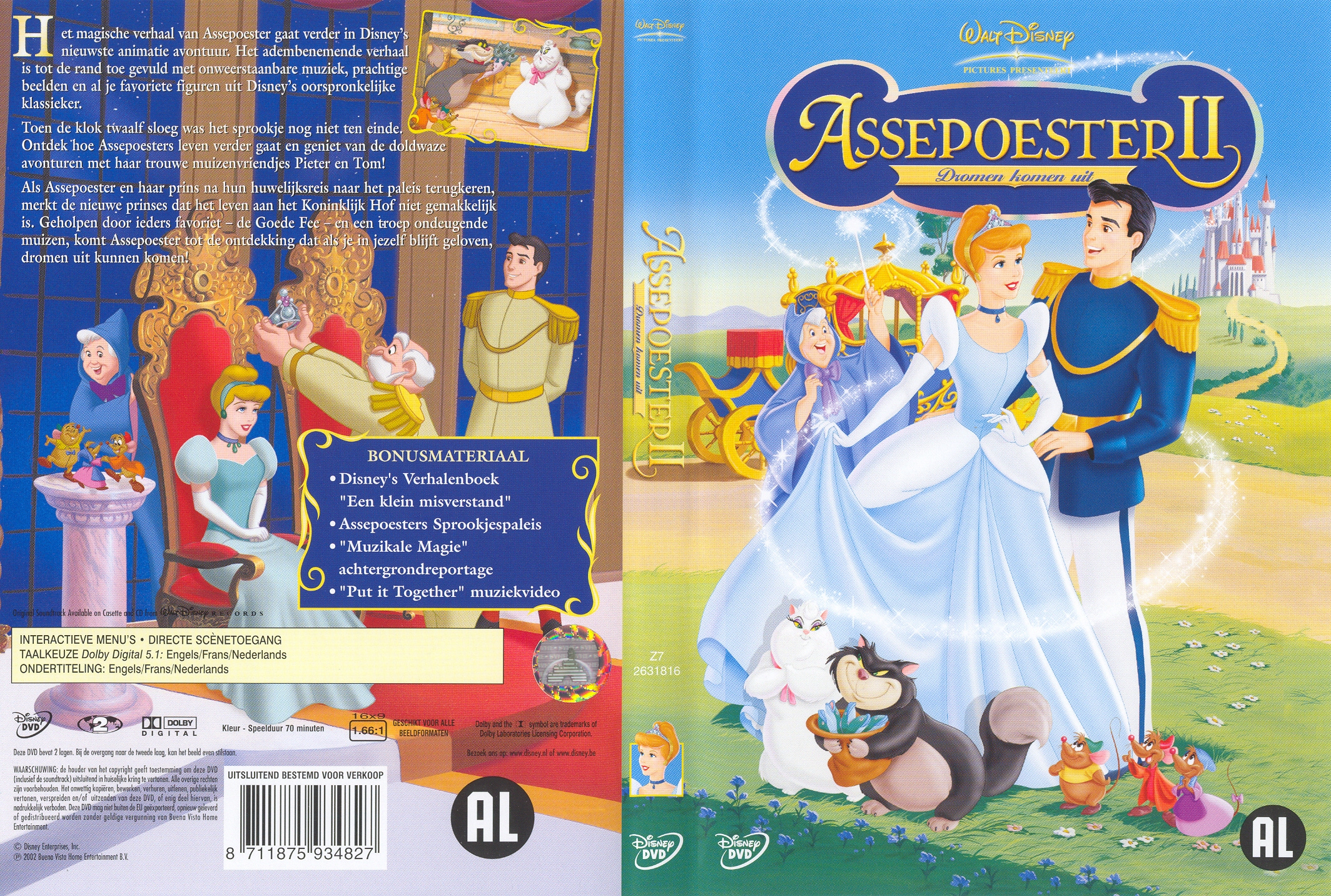 Disney Assepoester 2 - Cover
