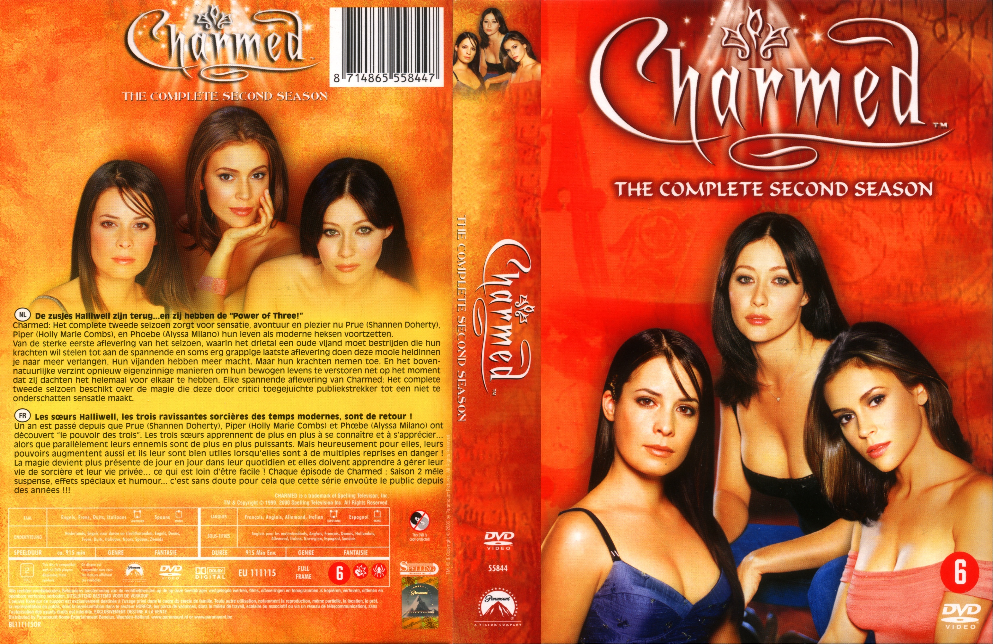 Charmed seizoen 2 6 DVD BOX