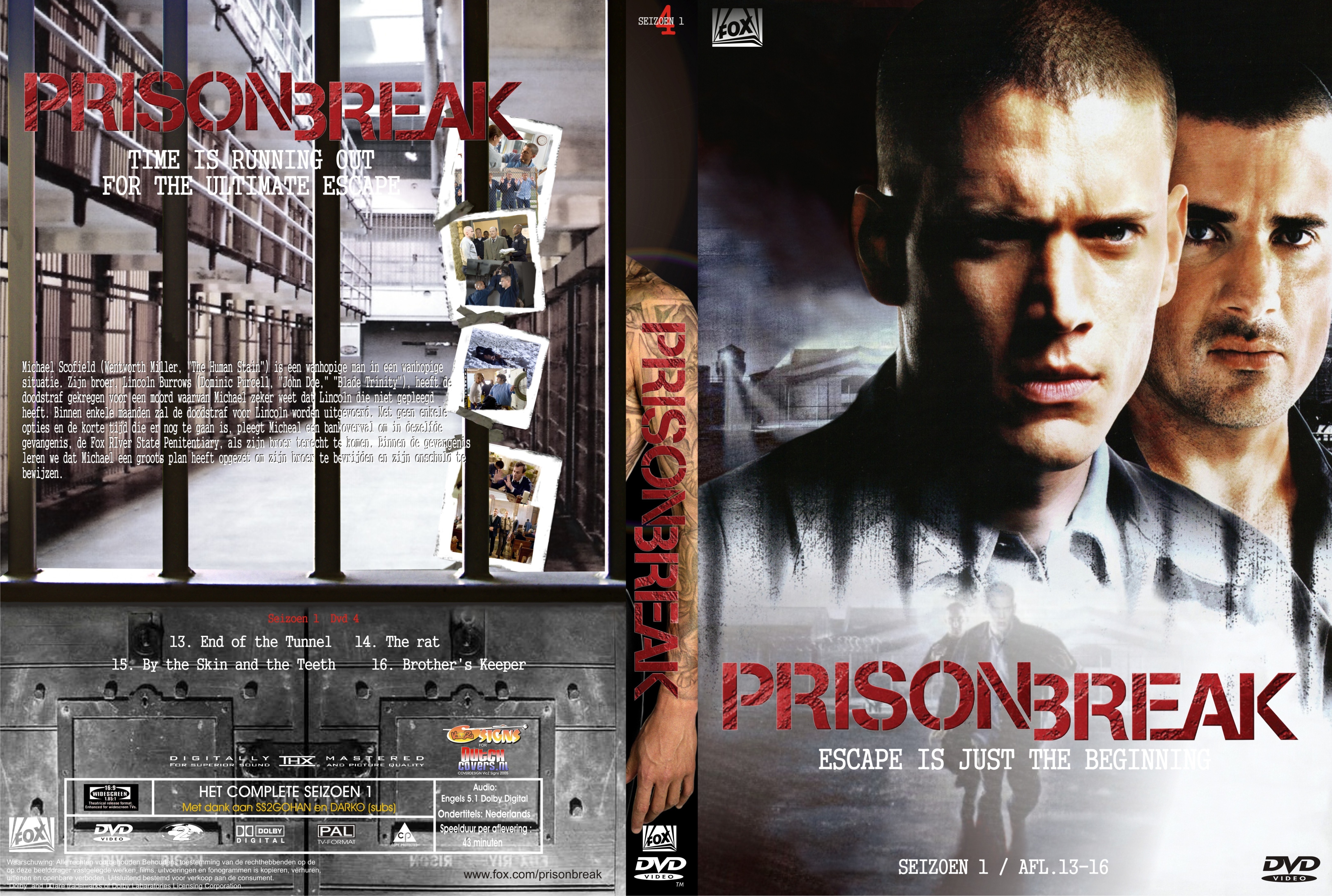 Prison Break Seizoen 1 dvd 4