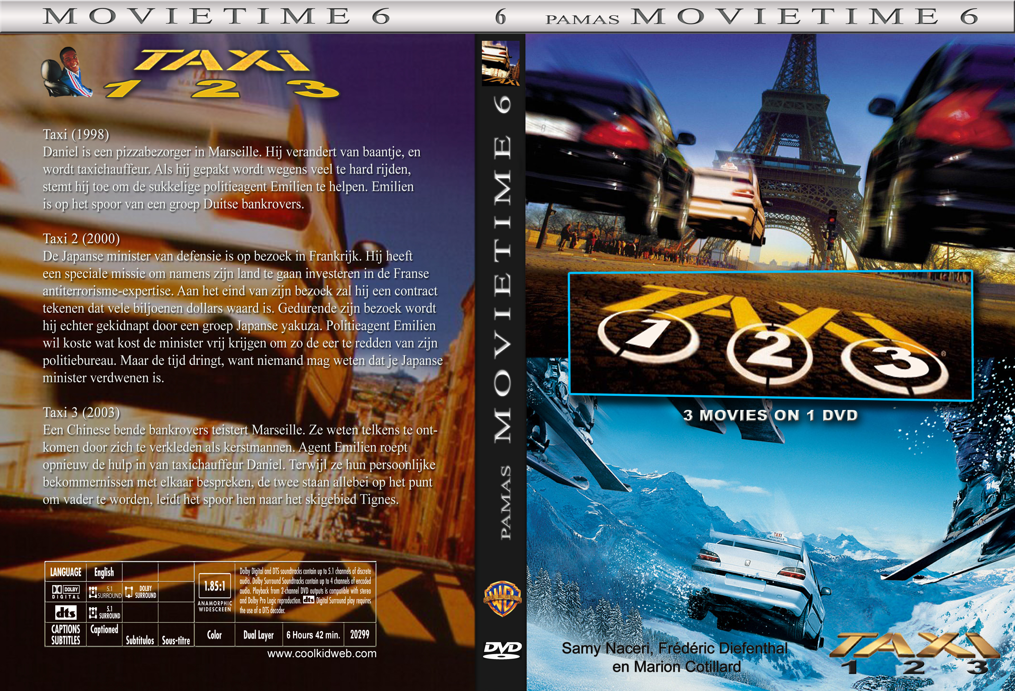 Taxi Trilogy Movietime 6 Cover