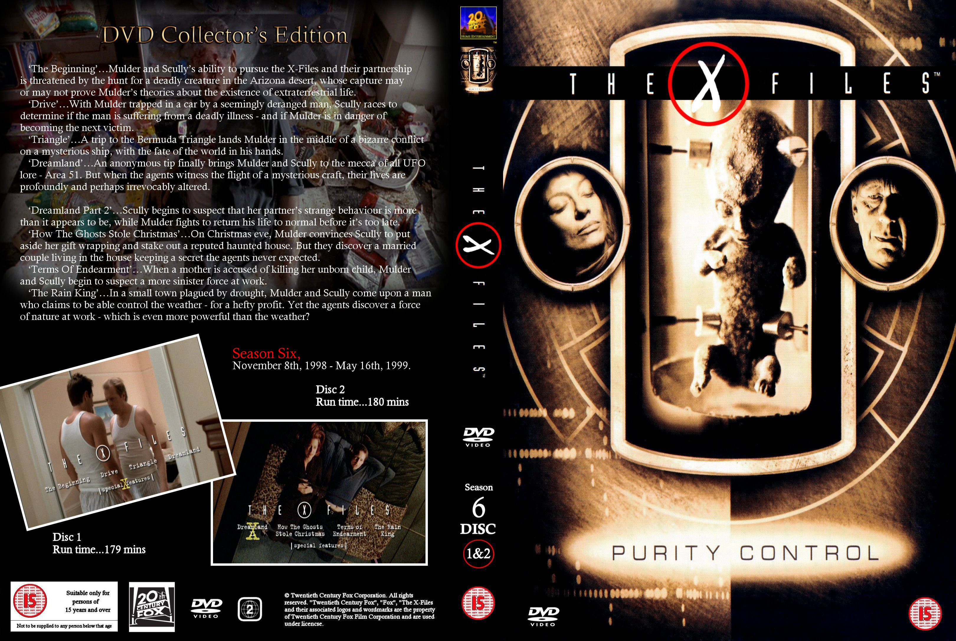 X-Files Seizoen 6 dvd 1+2