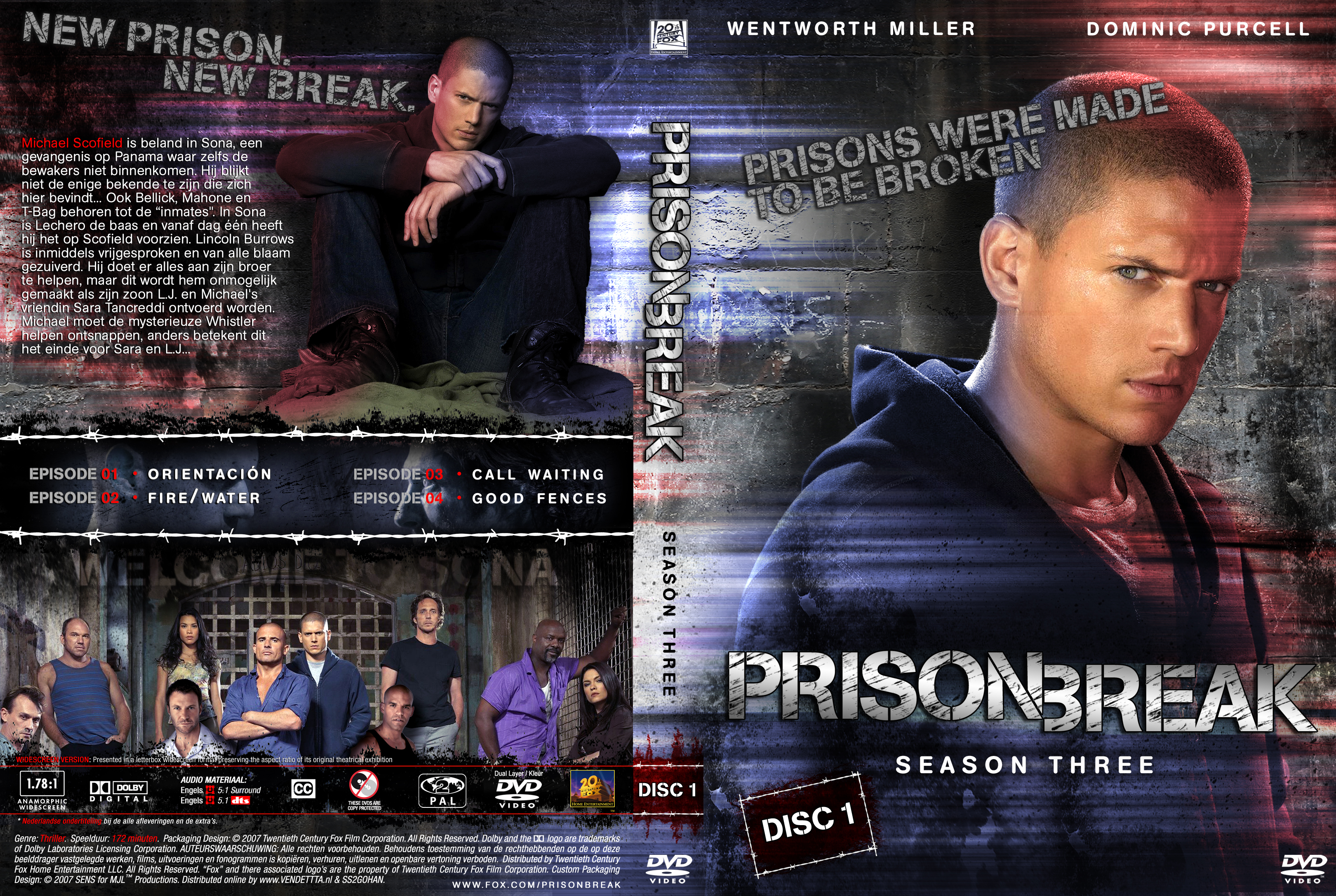 Prison Break Seizoen 3 dvd 1