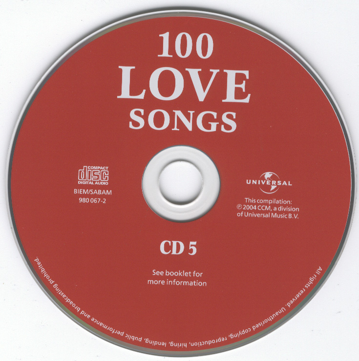 100 Love Songs CD 5