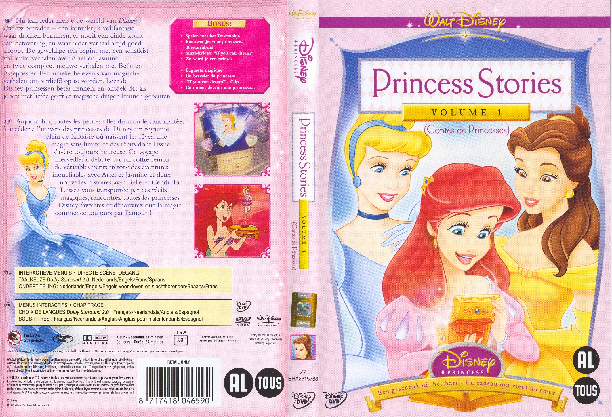 Disney Princess stories volume 1 cover