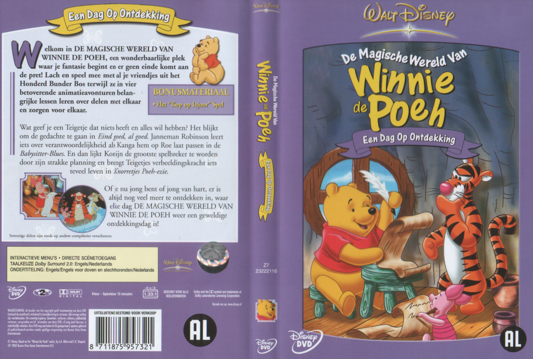 Disney De Magische Wereld van Winnie de Poeh - Een Dag op Ontdekking - Cover