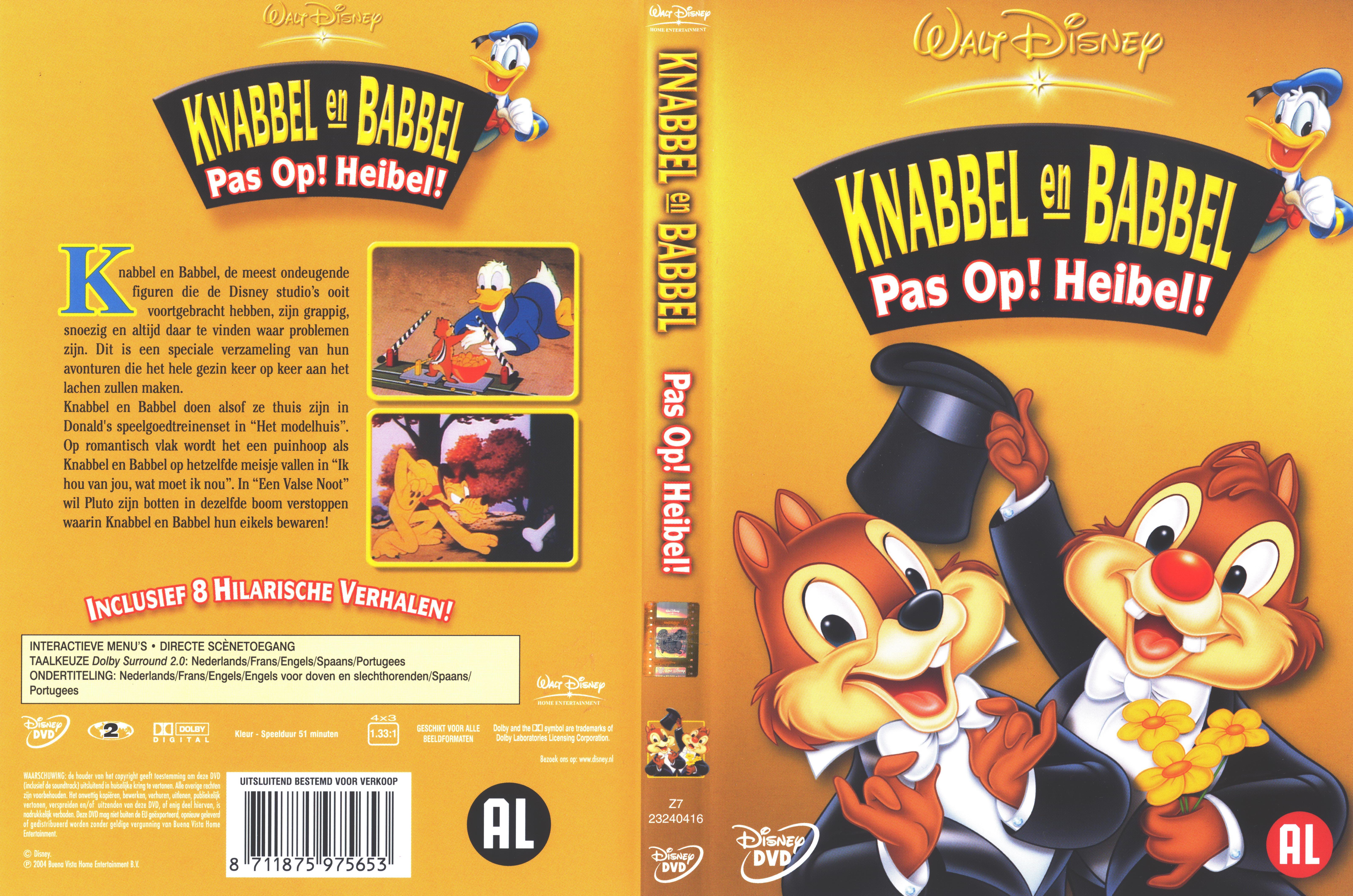 Disney Knabbel & Babbel - Pas Op Heibel - Cover