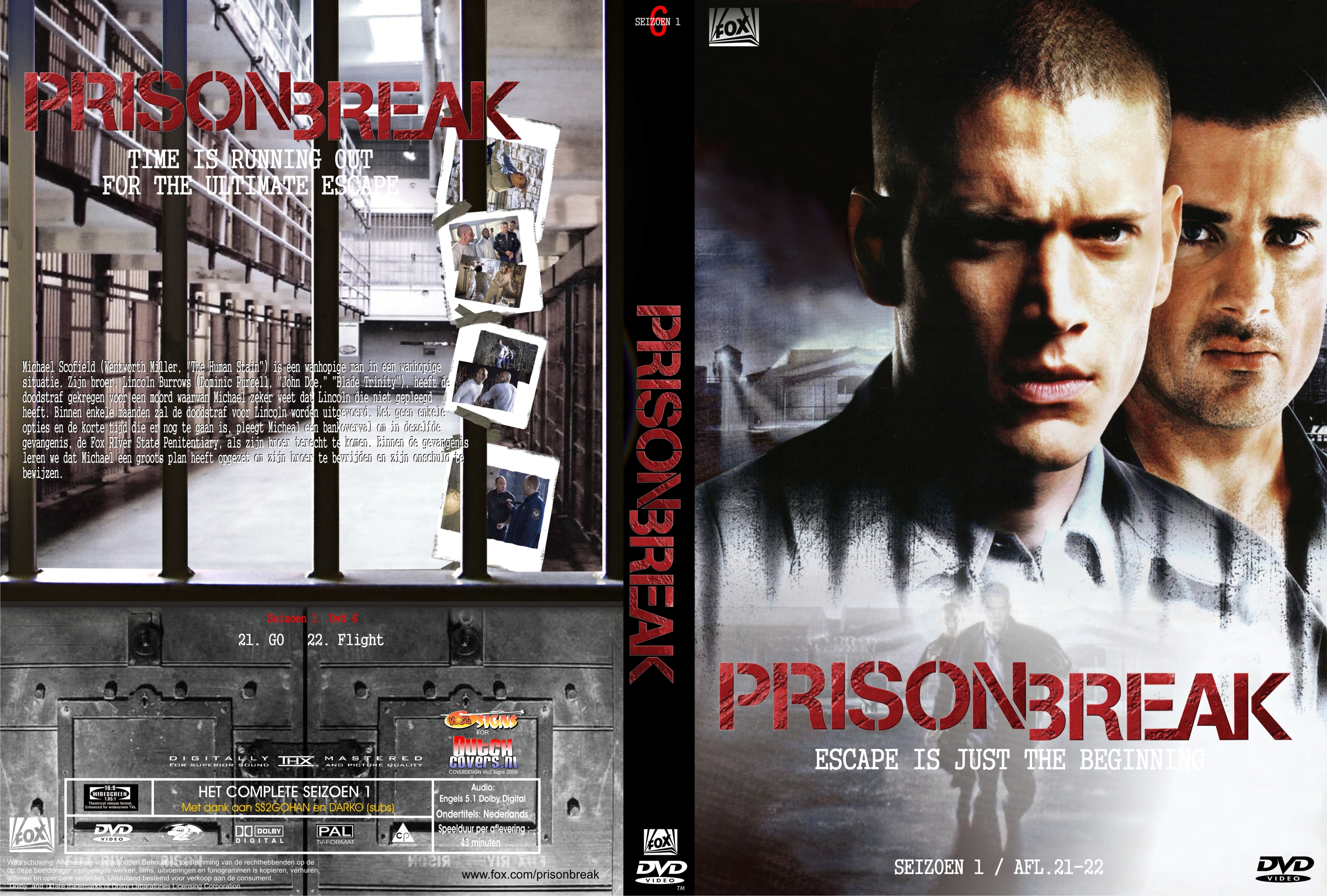 Prison Break Retail Seizoen 1 DVD 6