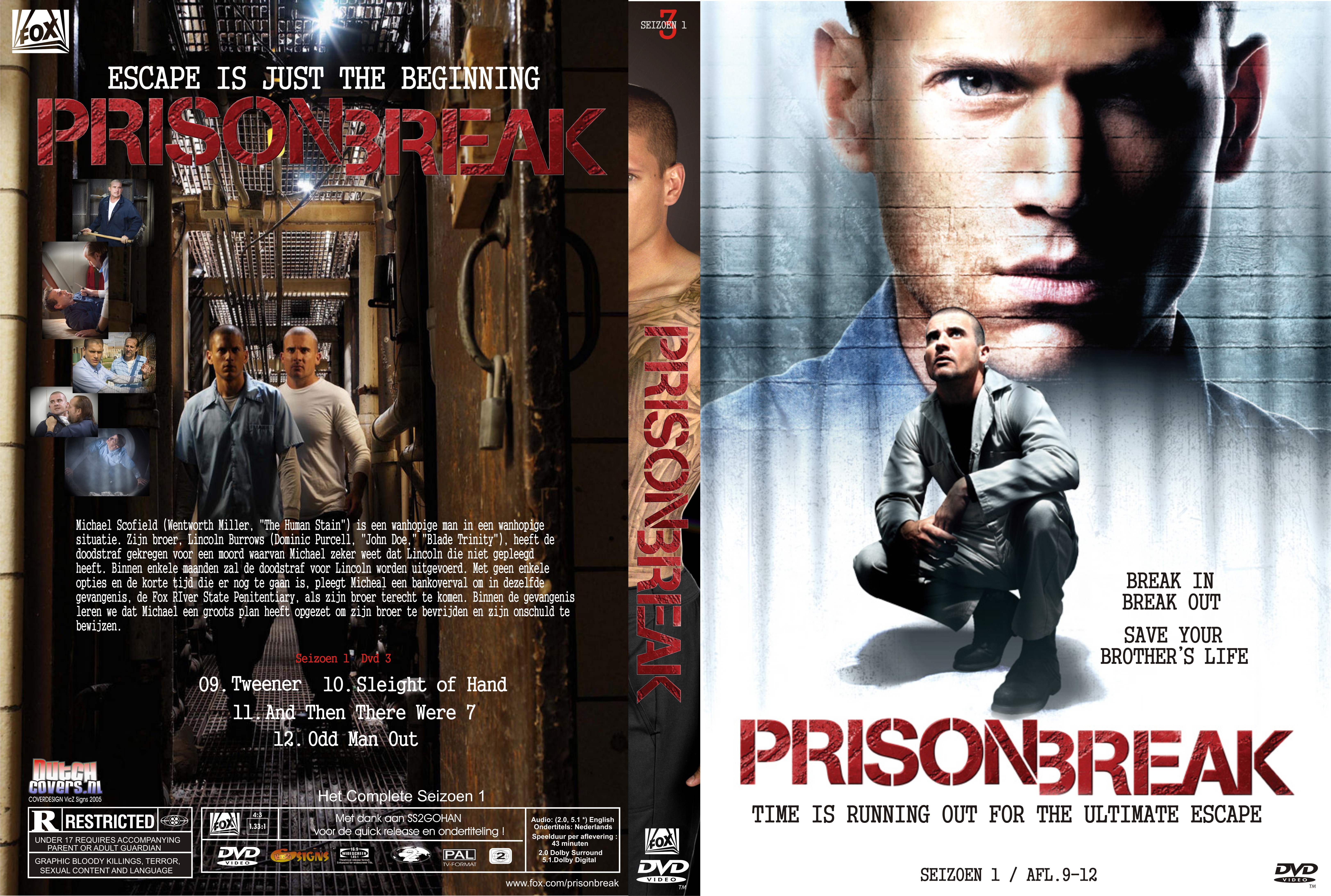 Prison Break Retail Seizoen 1 DVD 3