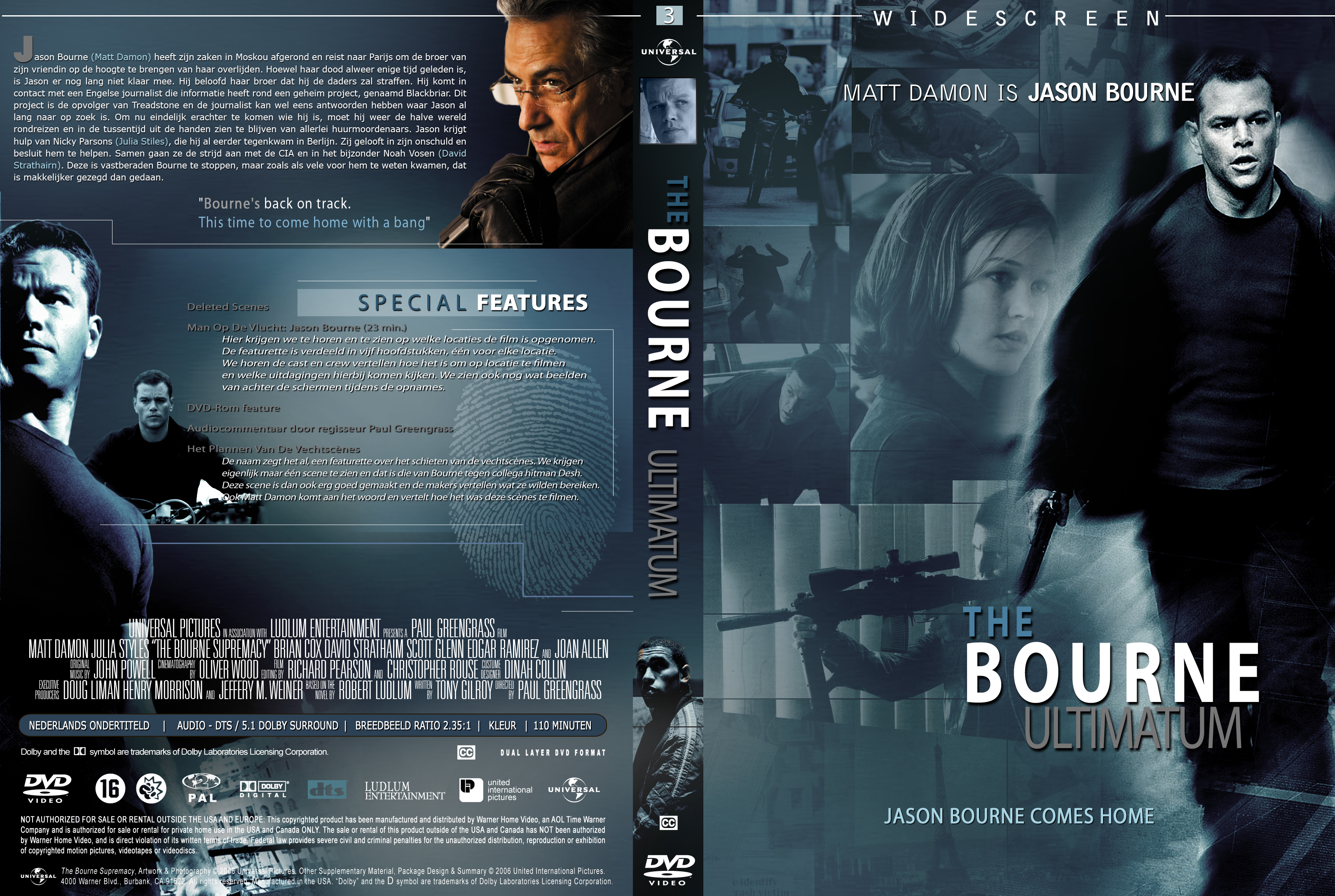 The Bourne Utimatum custom