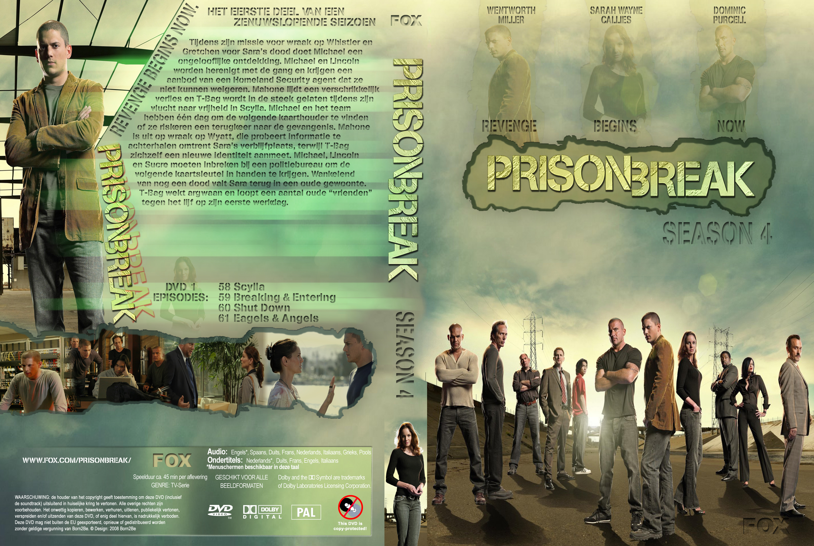 Prison Break seizoen 4 dvd 1 (single)
