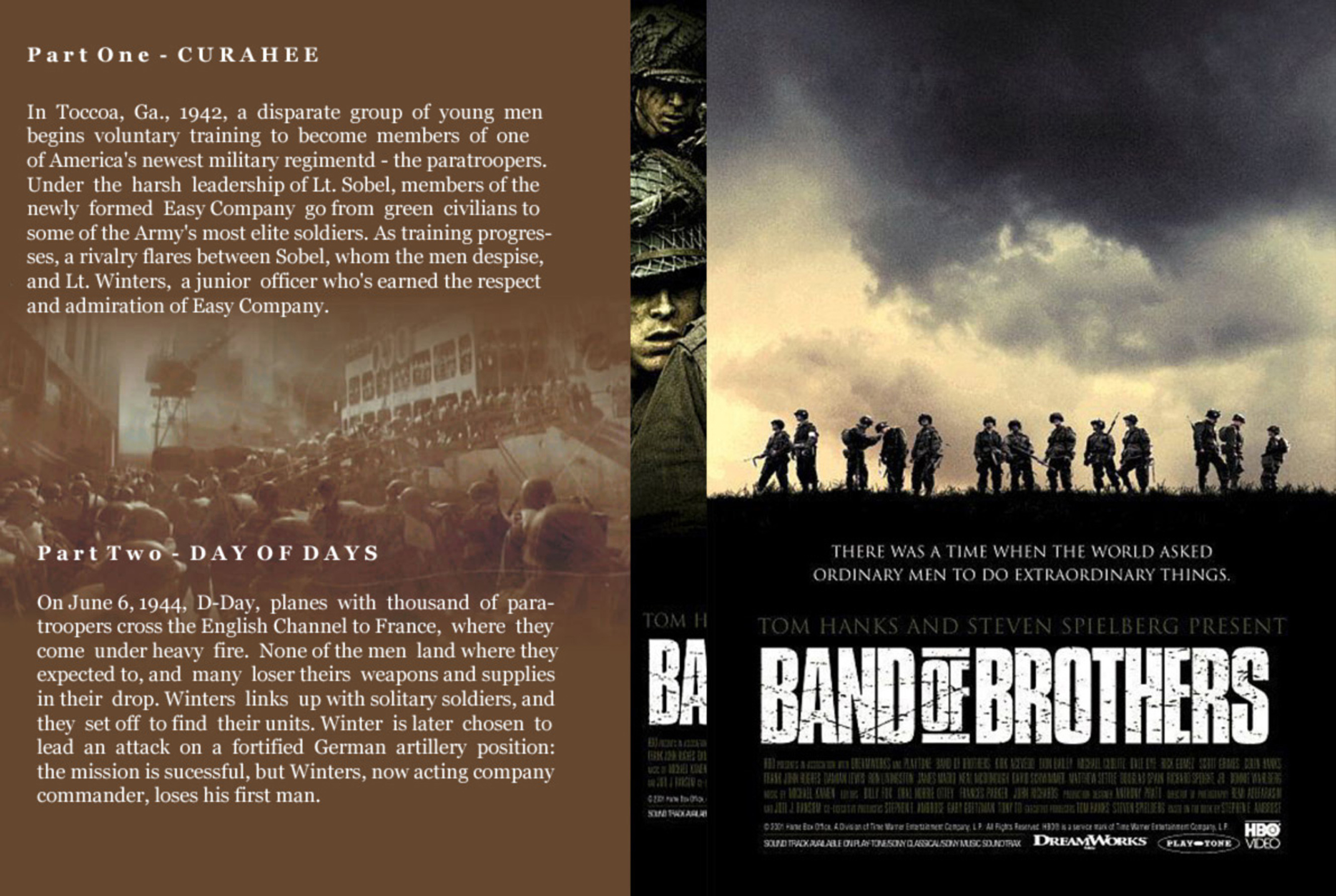 Band of brothers disc 1 English
