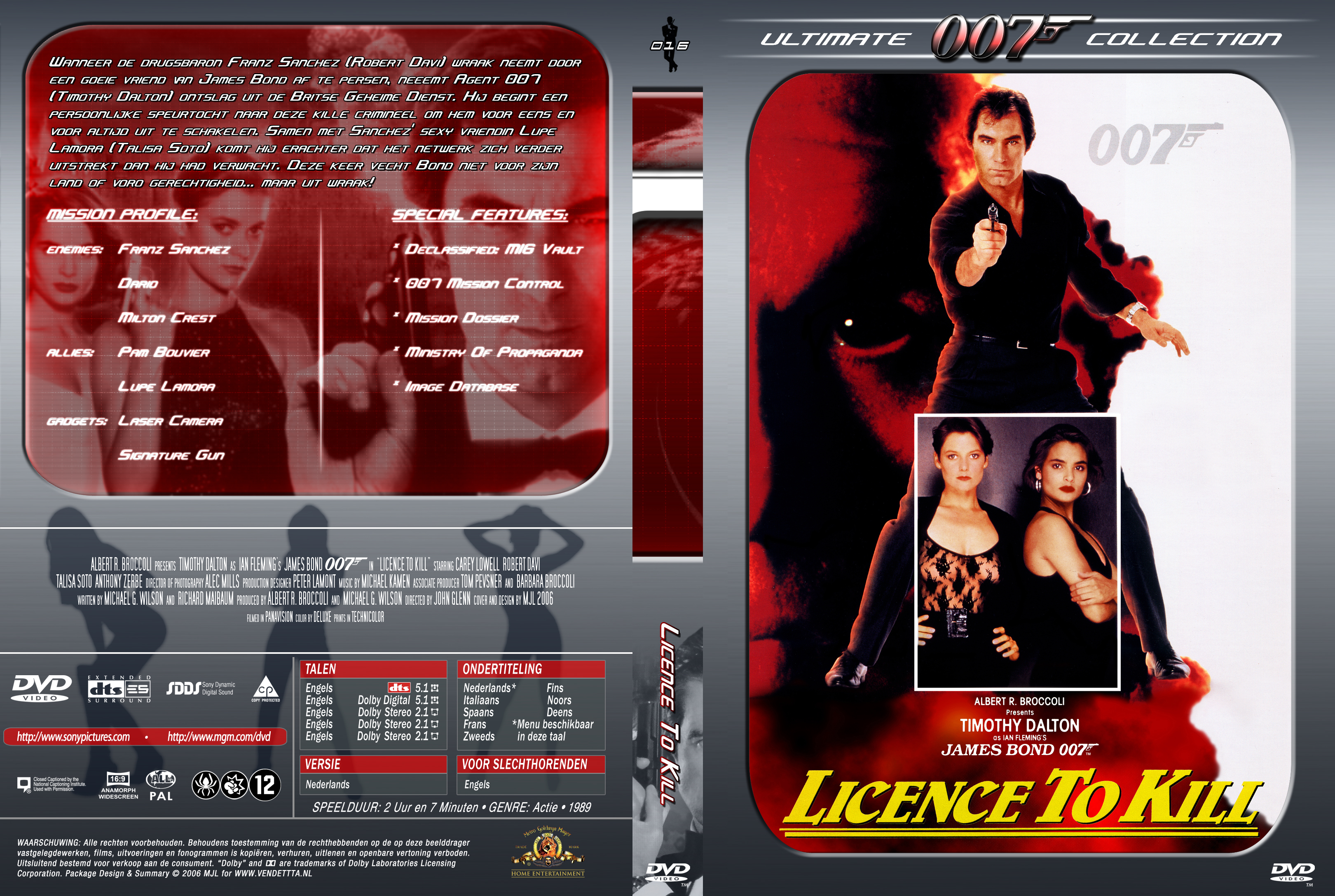 007 James Bond Box 16 Licence To Kill