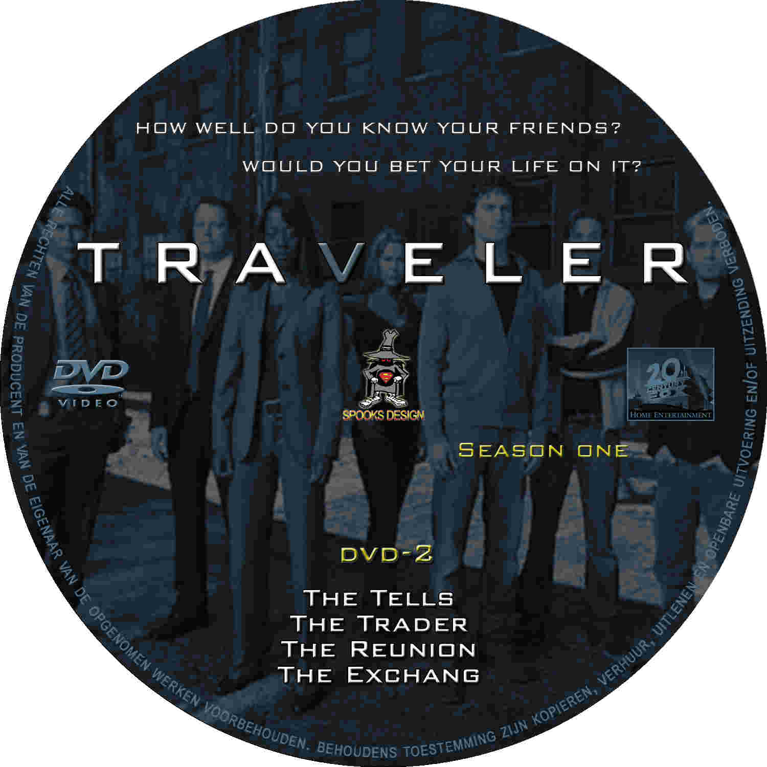 Traveler Season 1 Label dvd 2