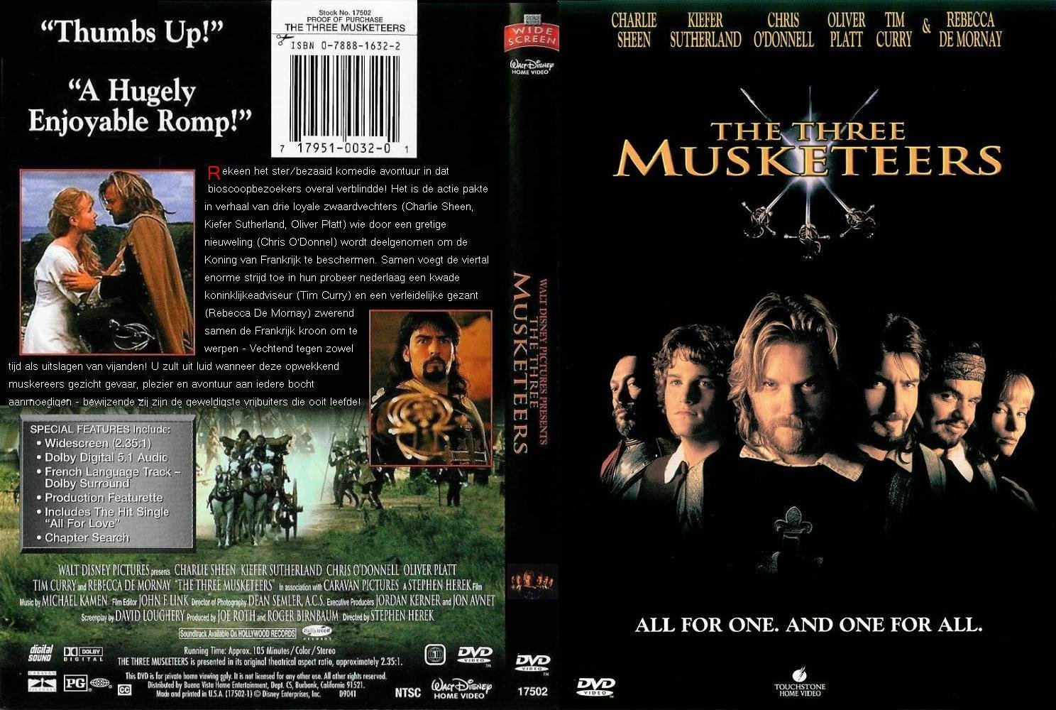 The Three Musketeers - Cover
