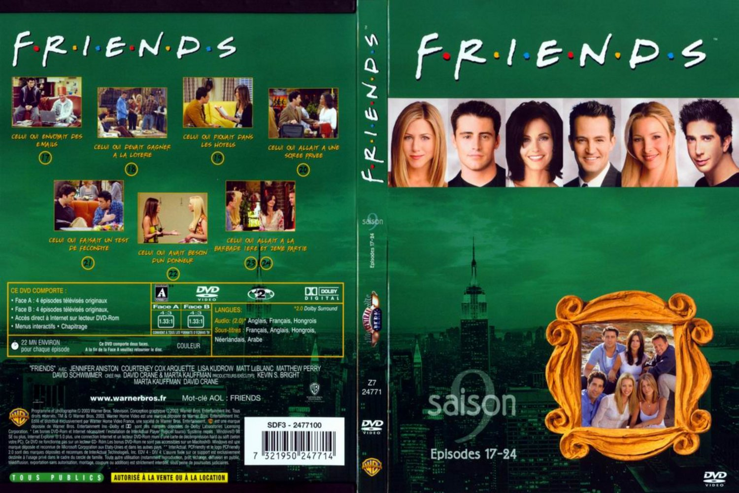 Friends serie 9 box 3