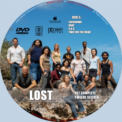 Lost Seizoen 2 DVD 5 Custom HQ