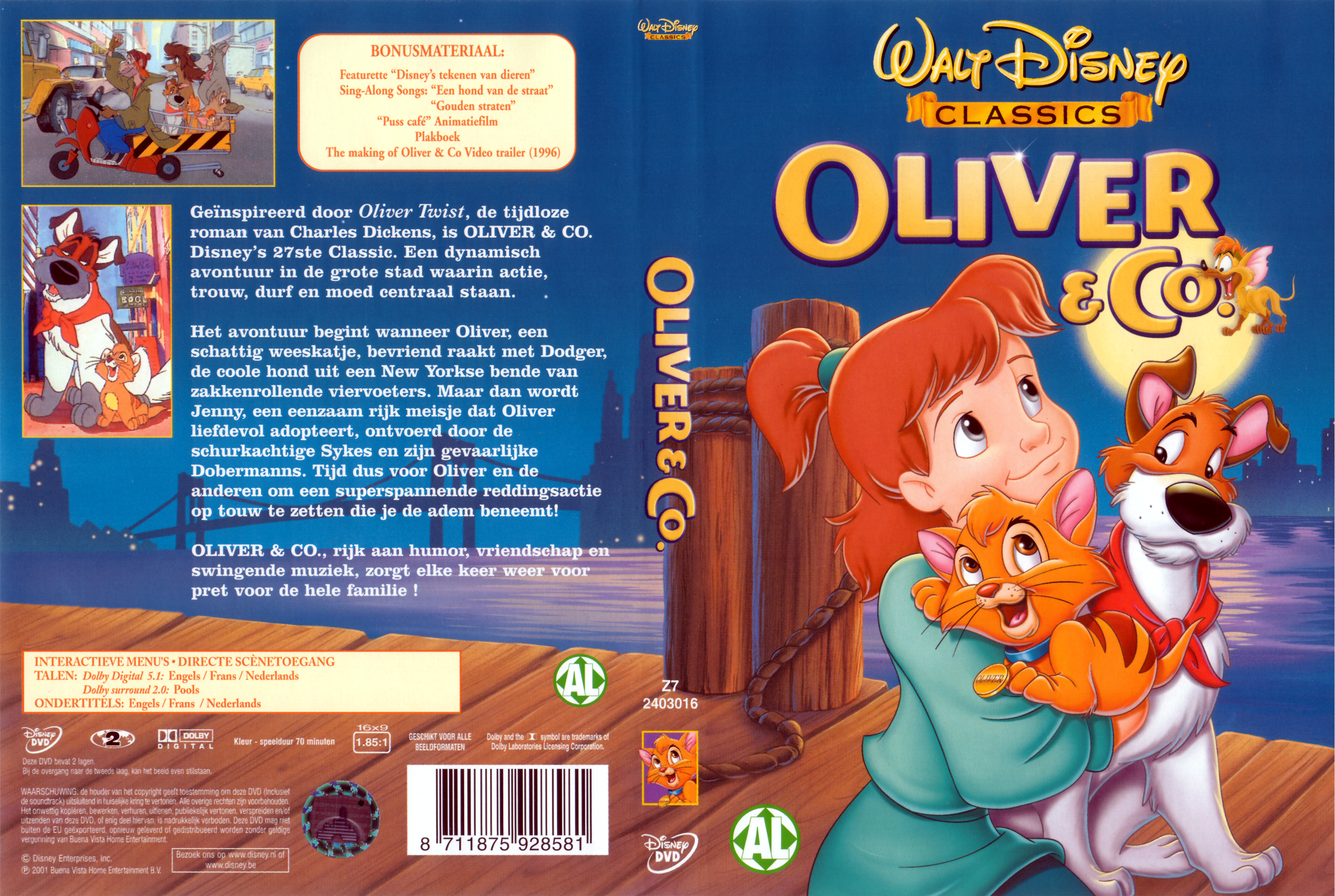 Disney Oliver & Co - Cover