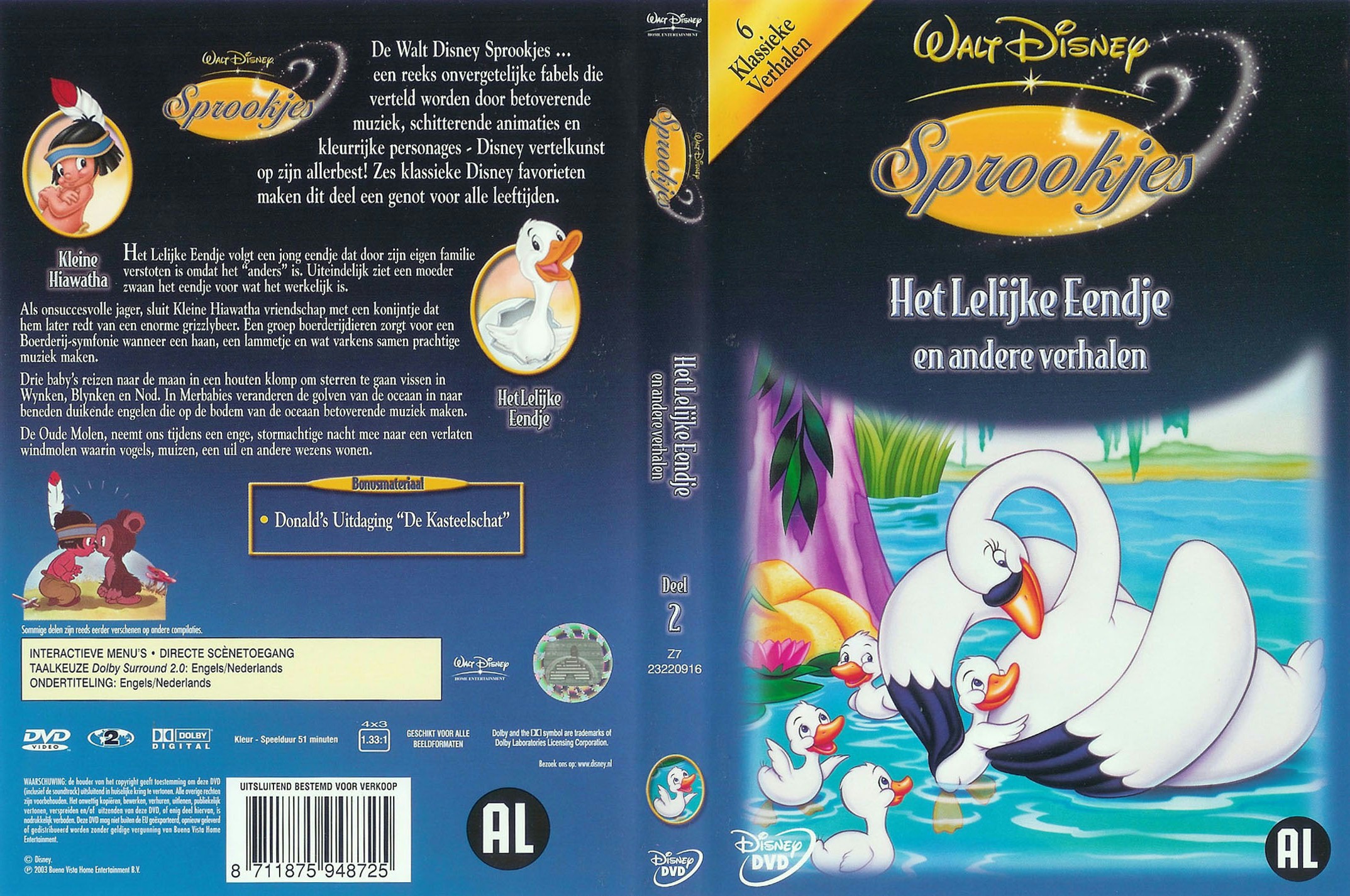 Disney Sprookjes Deel 2 - Cover
