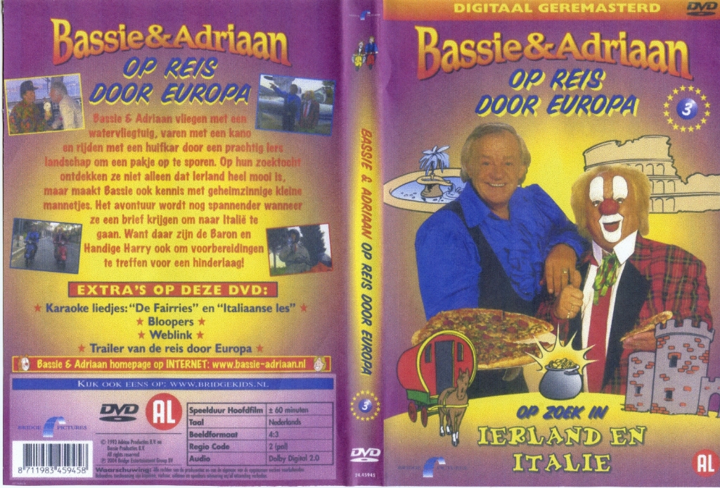 Bassie En Adriaan - Op Reis Door Europa DVD 3