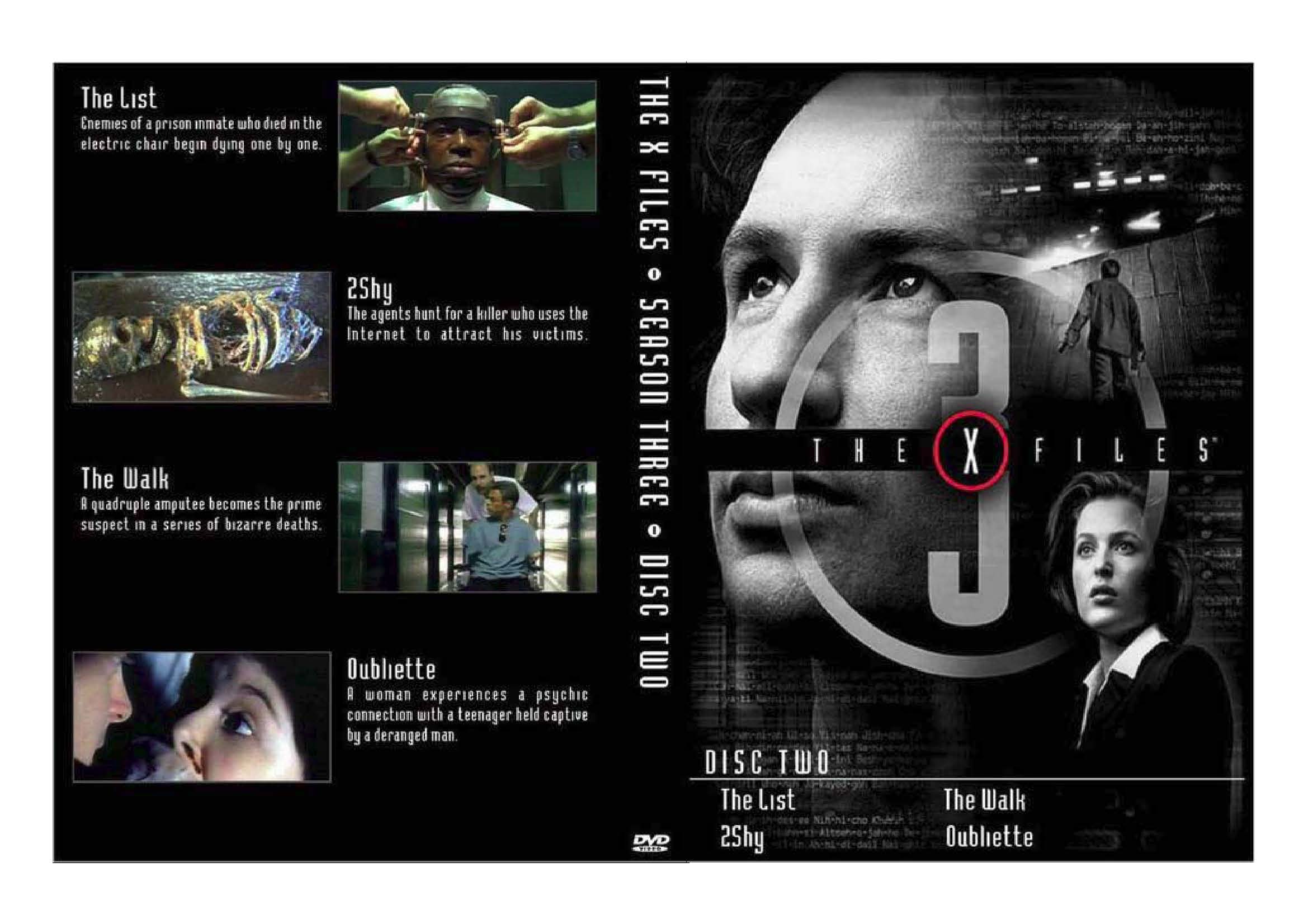X-Files Season 3 DVD Covers Page 2