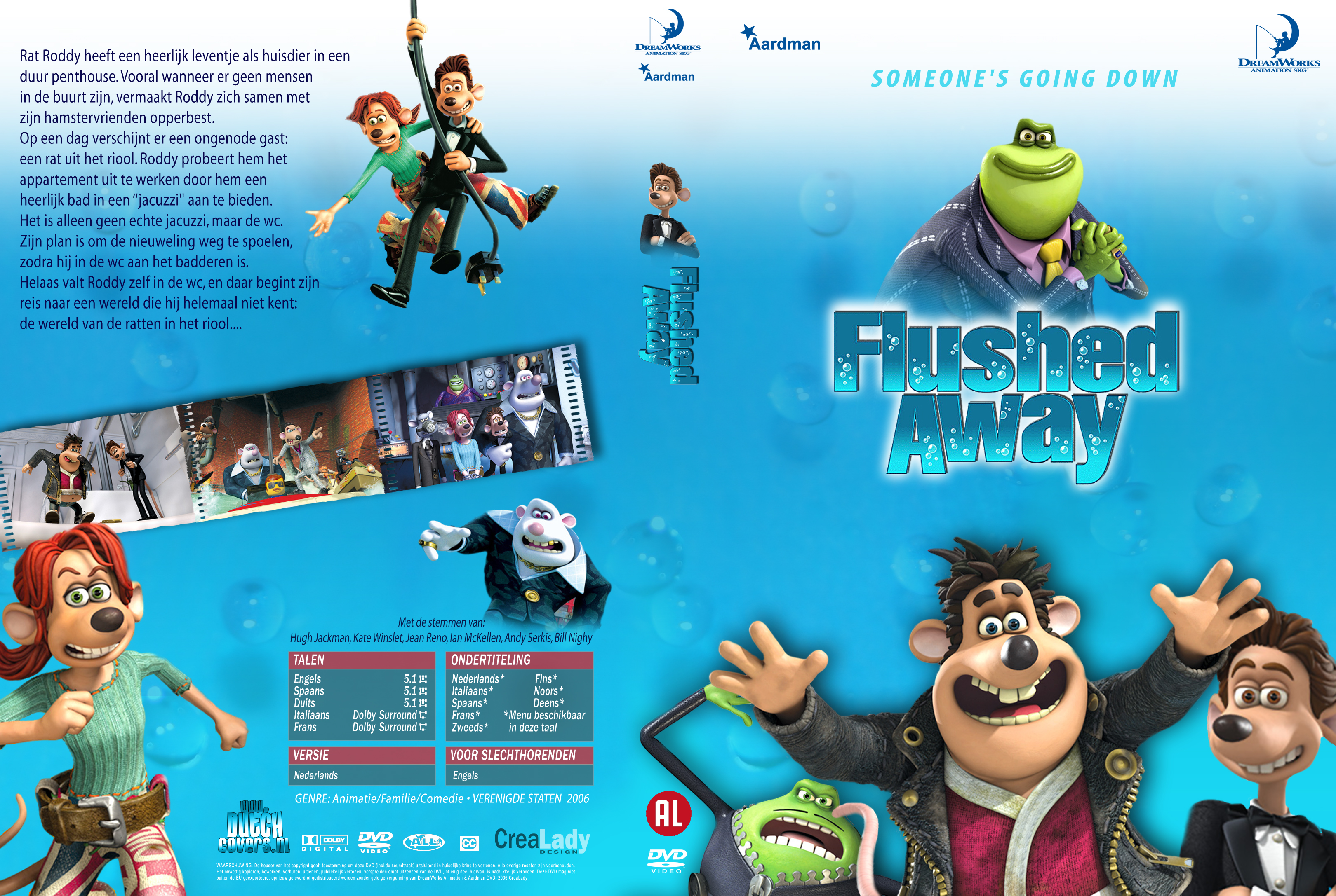 flushed away cover