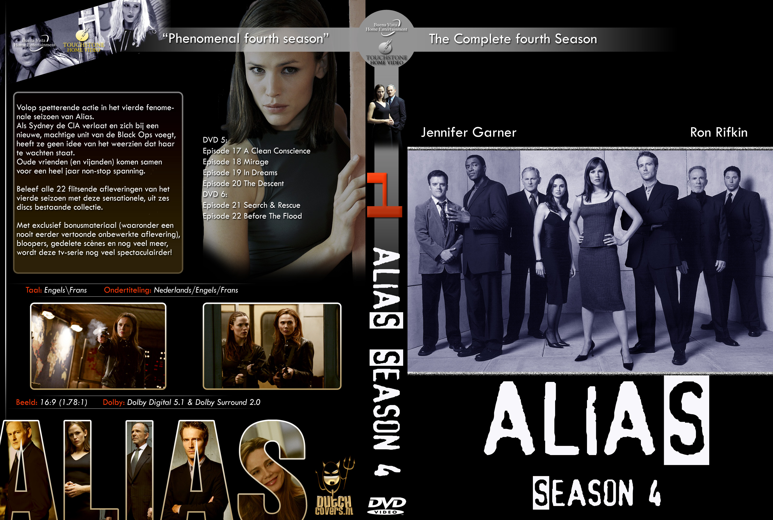 alias seizoen 4 disc 5 en 6 front