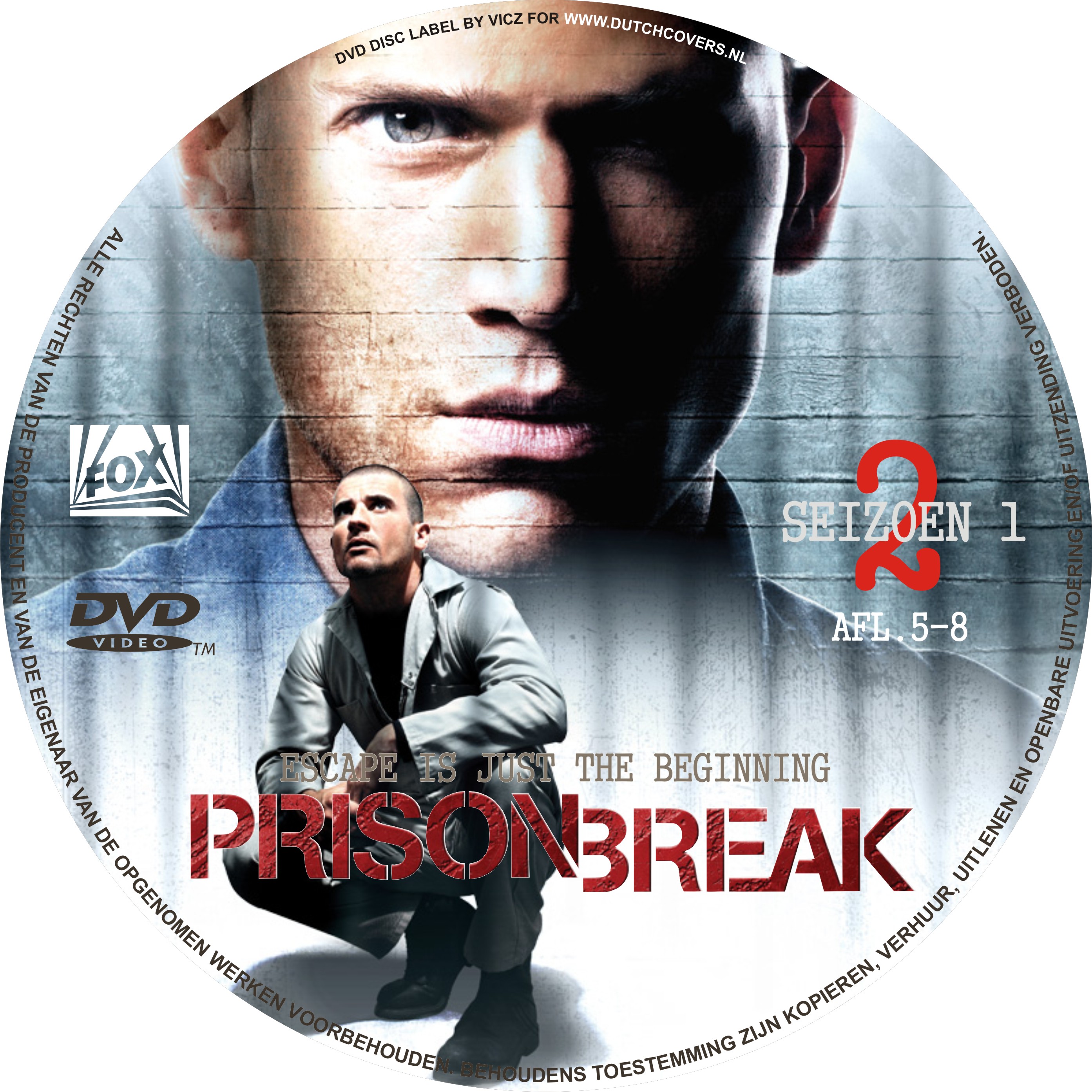 Prison Break Seizoen 1 DVD 2 Afl 5 t/m 8