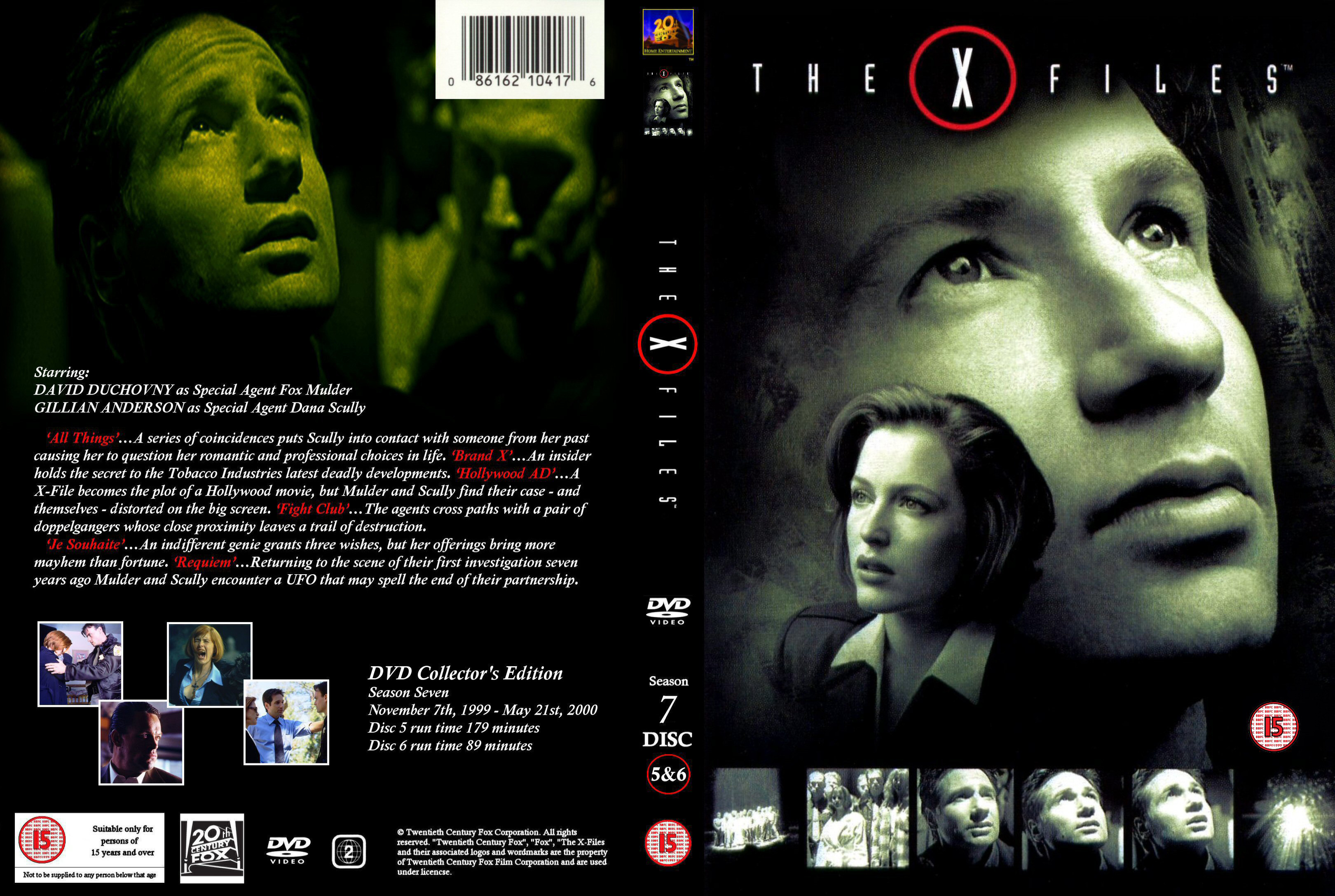 X-Files Season 7 dvd 5+6