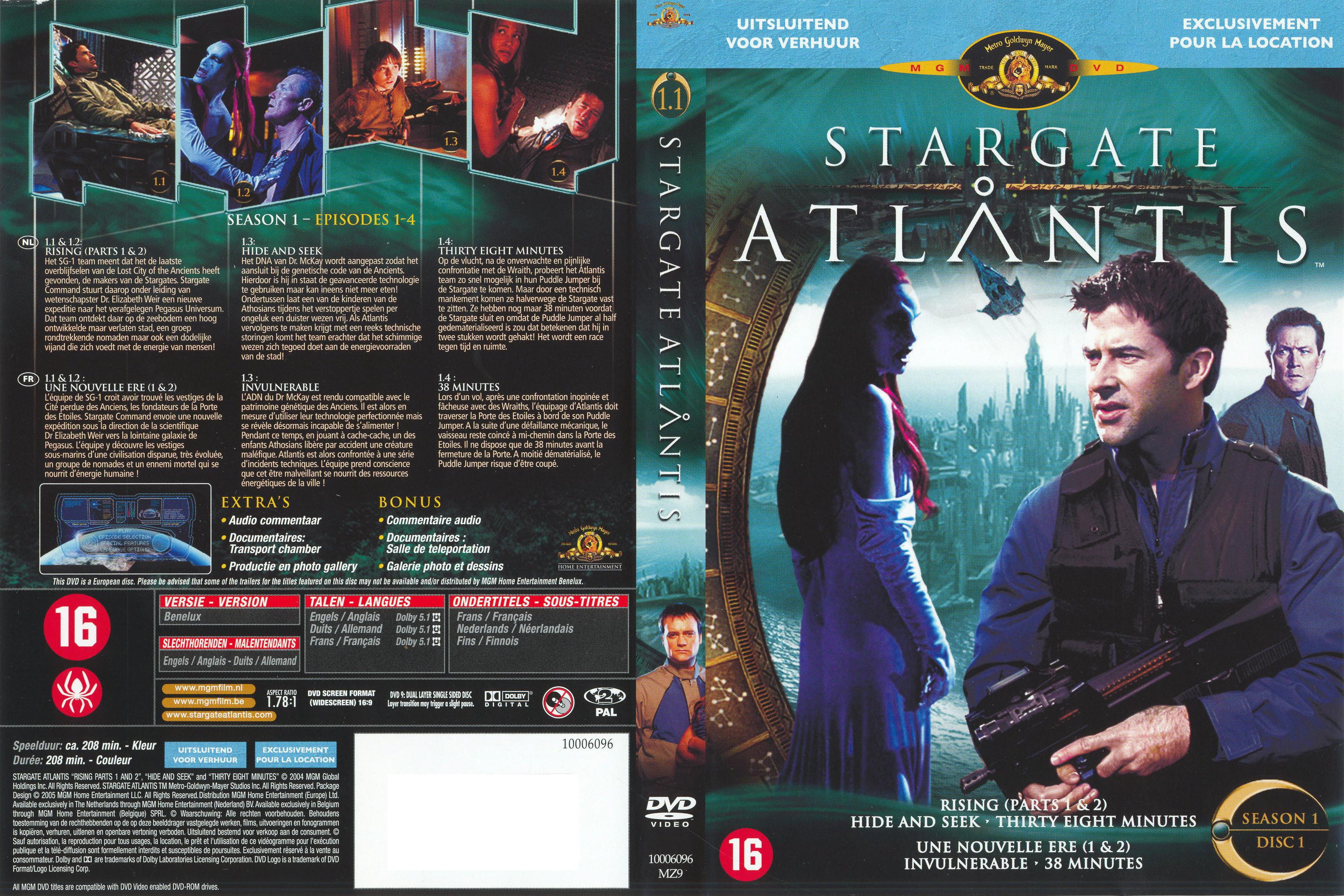 Stargate Atlantis Seizoen1 dvd 1