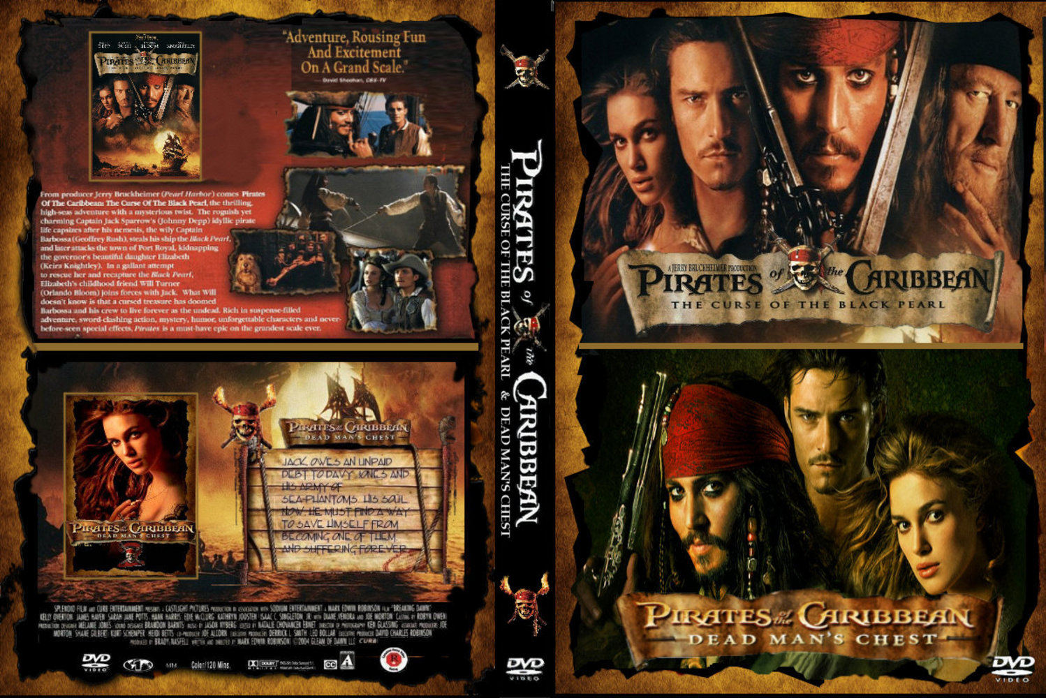Pirates Of The Caribbean 1 And 2