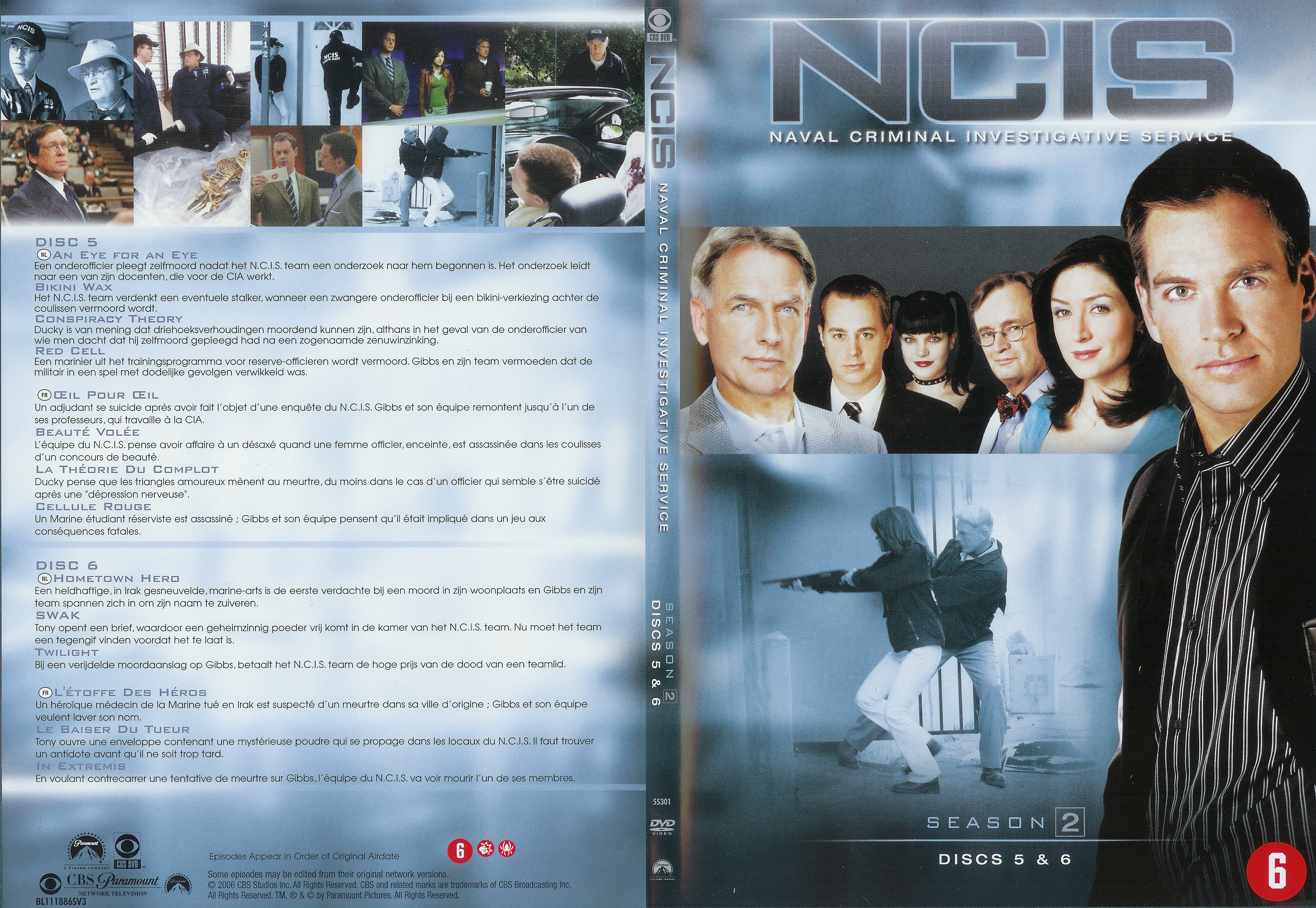 NCIS 2 Cover disc 5 & 6