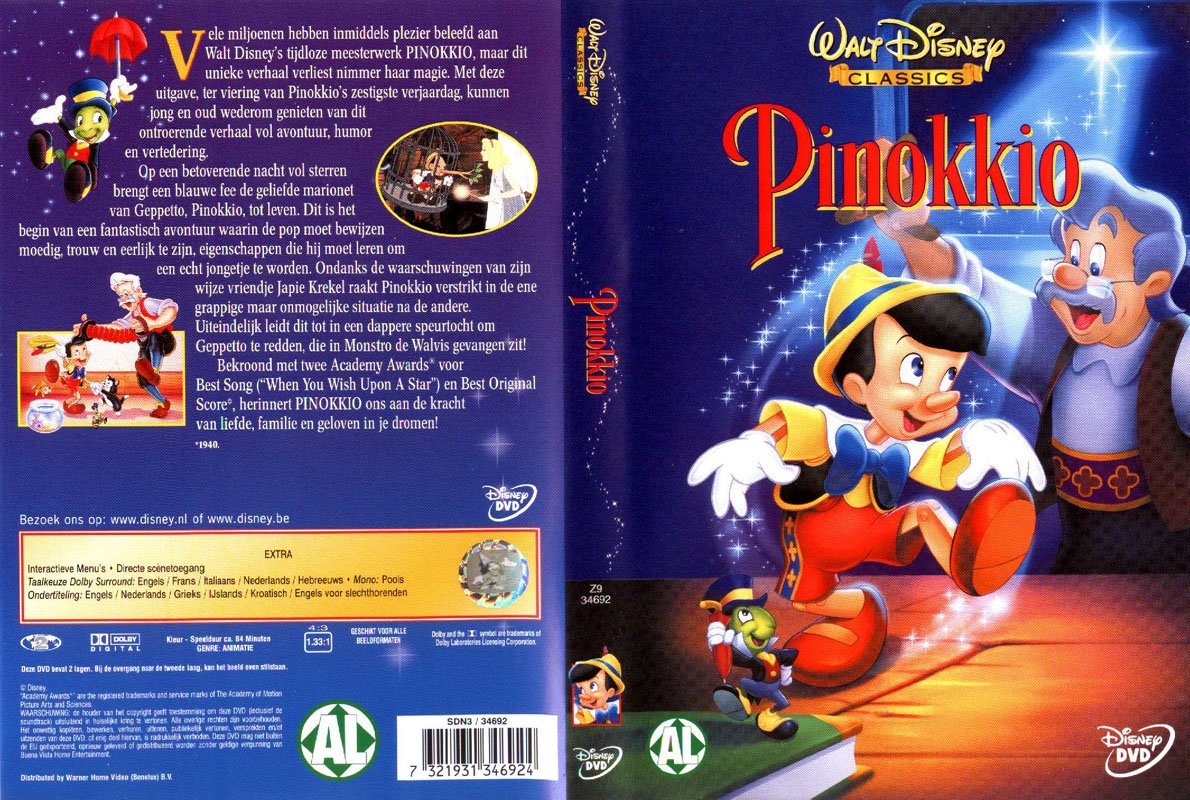 Disney Pinokkio - Cover 1