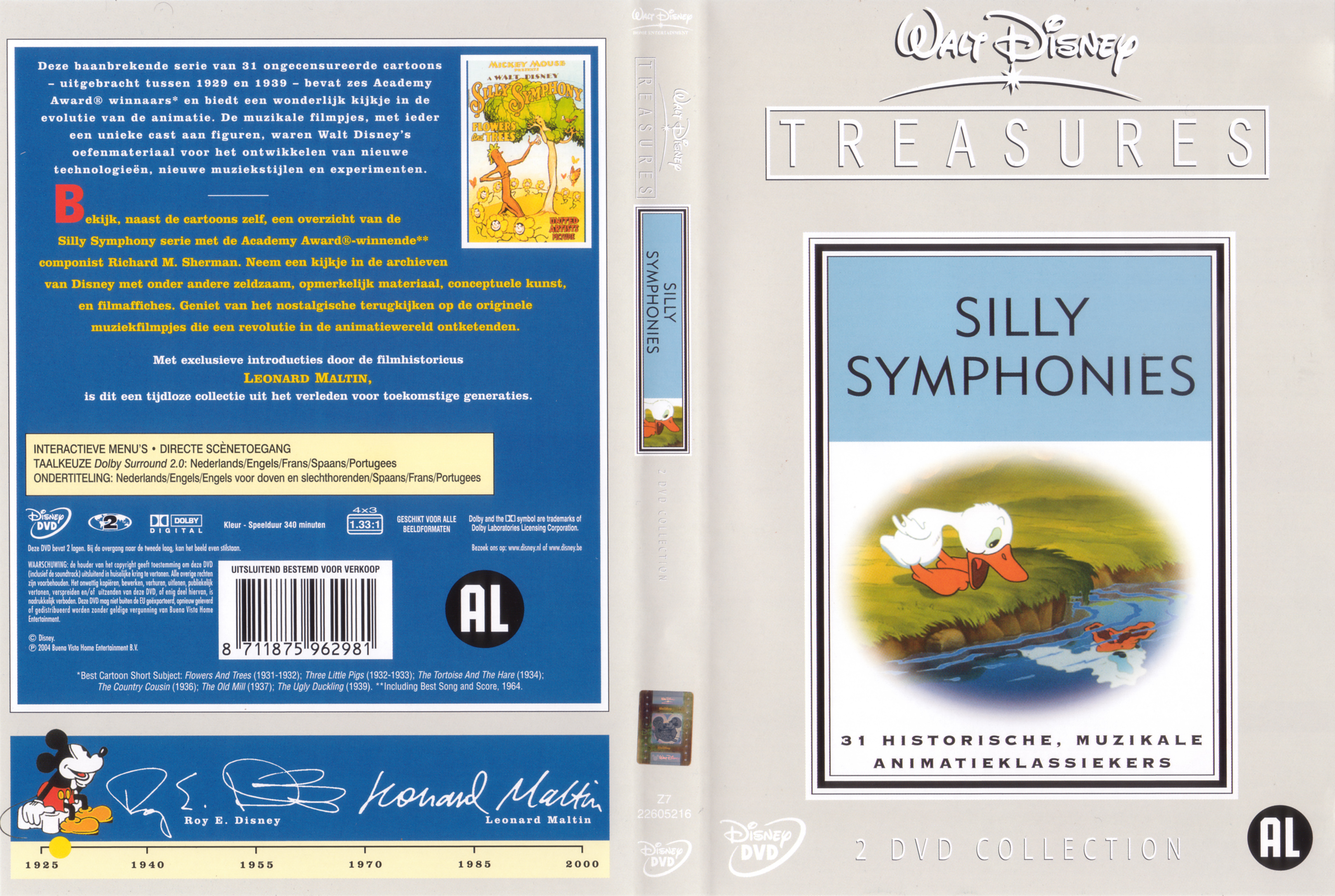 Disney Silly Symphonies Volume 1 - Cover